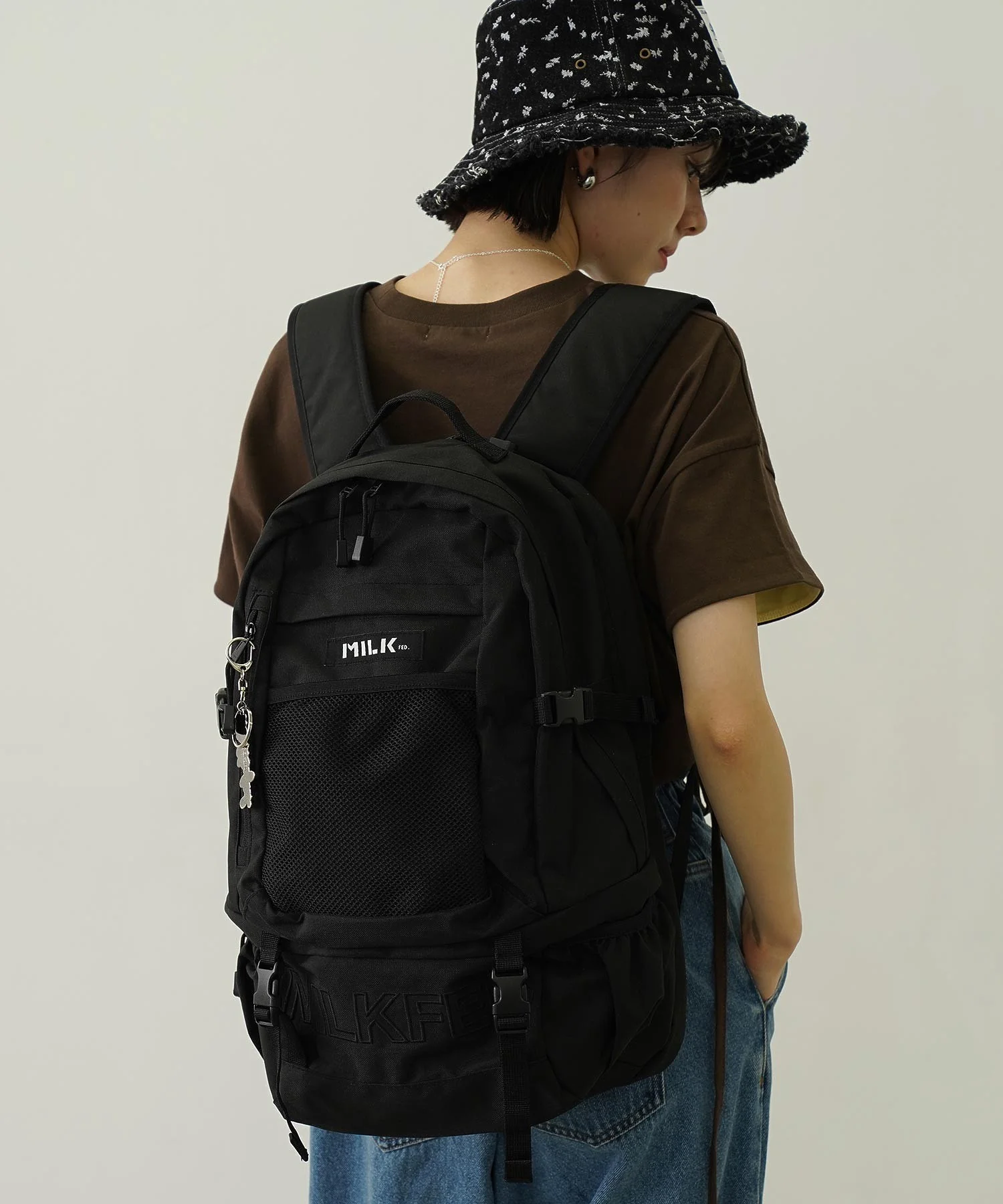 【定番】NEO EMBROIDERY BIG BACKPACK BAR MILKFED. - Image 19