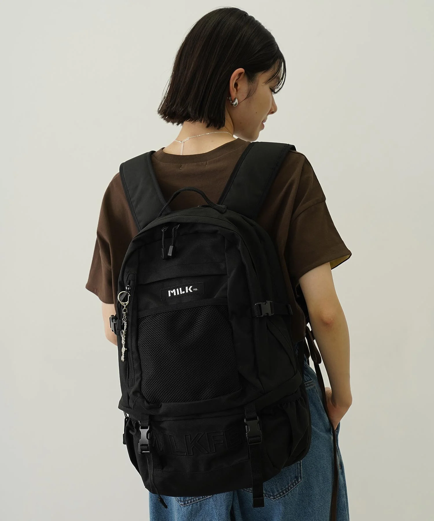 【定番】NEO EMBROIDERY BIG BACKPACK BAR MILKFED. - Image 20