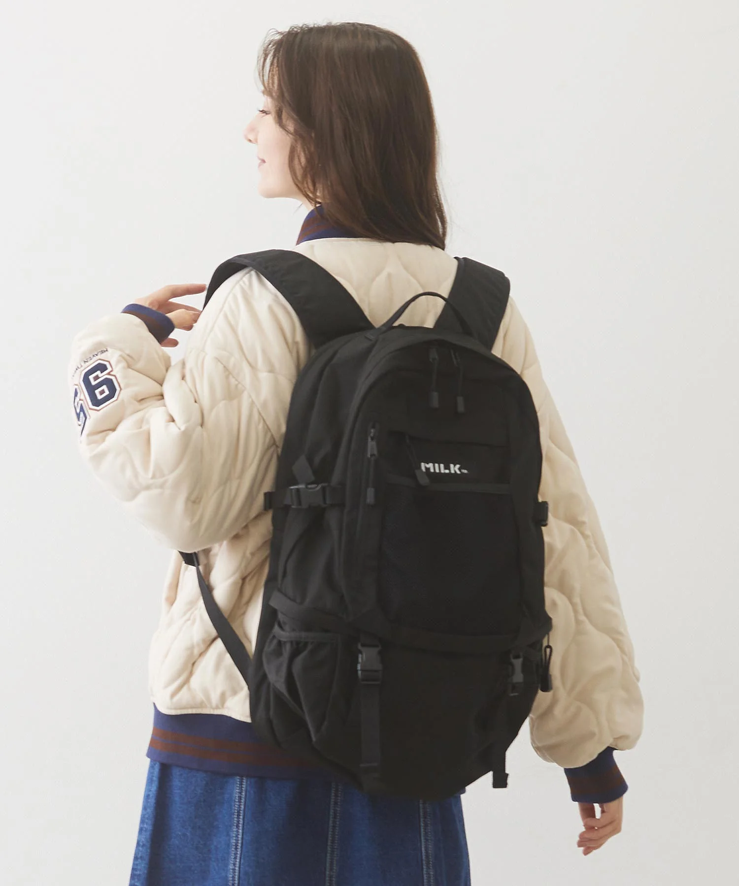 【定番】NEO EMBROIDERY BIG BACKPACK BAR MILKFED. - Image 25