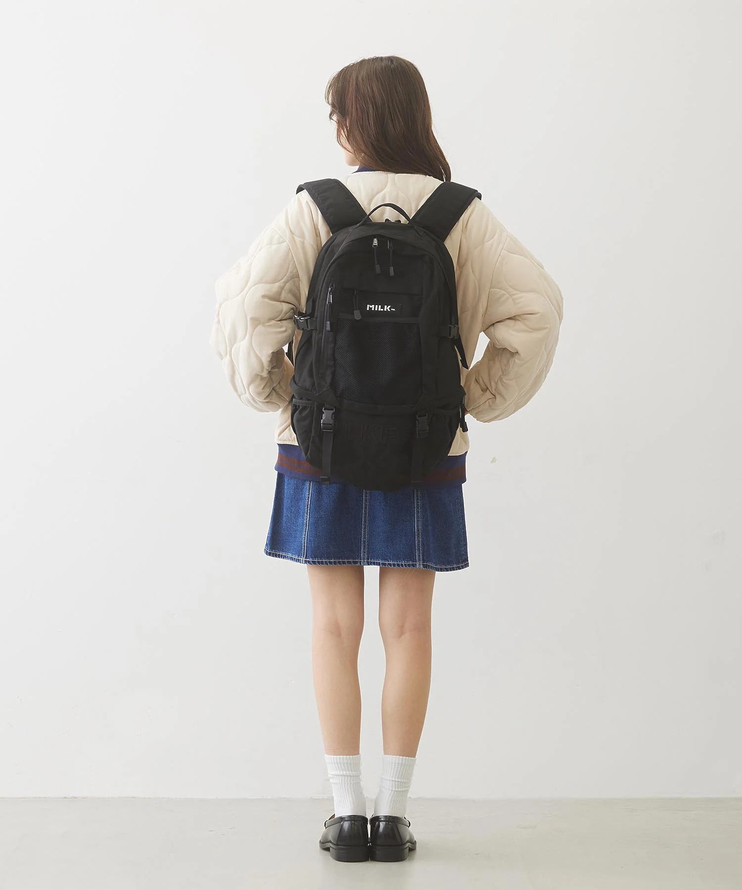【定番】NEO EMBROIDERY BIG BACKPACK BAR MILKFED. - Image 27