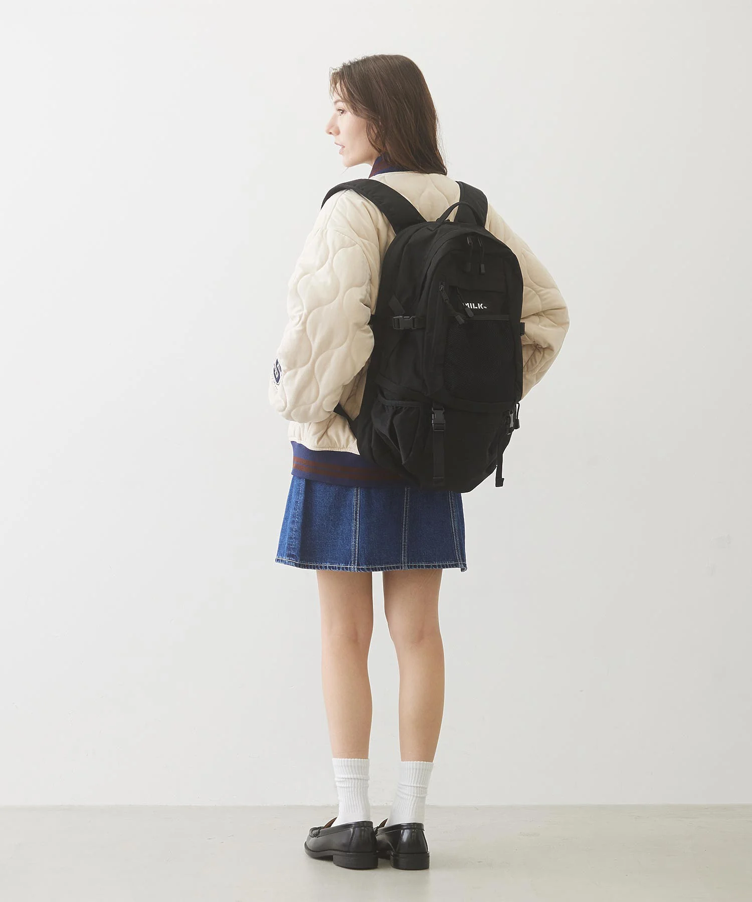 【定番】NEO EMBROIDERY BIG BACKPACK BAR MILKFED. - Image 29