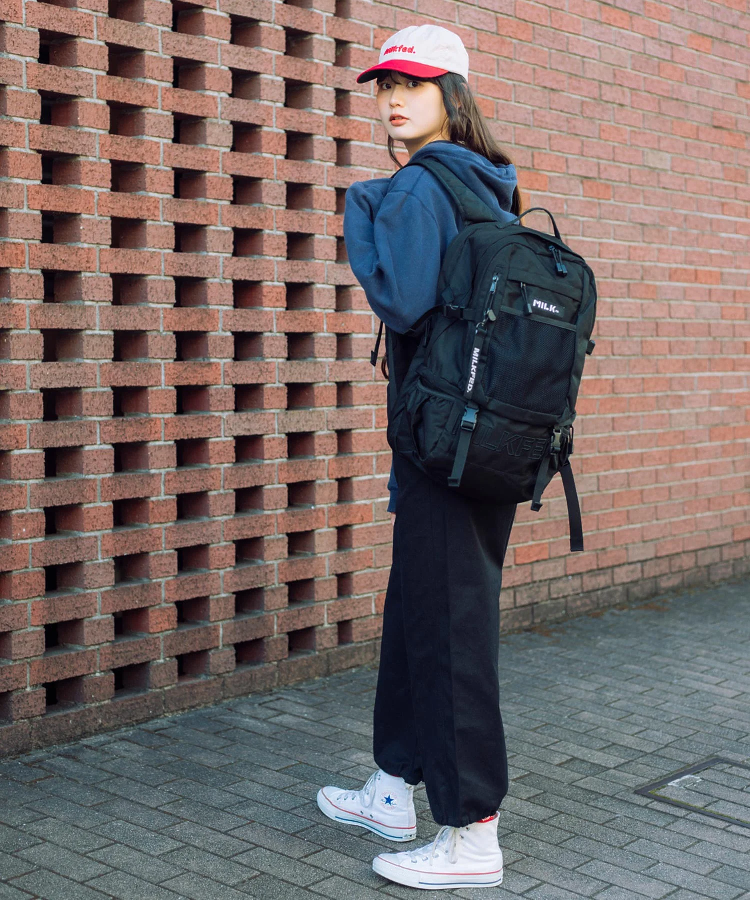 【定番】NEO EMBROIDERY BIG BACKPACK BAR MILKFED. - Image 32