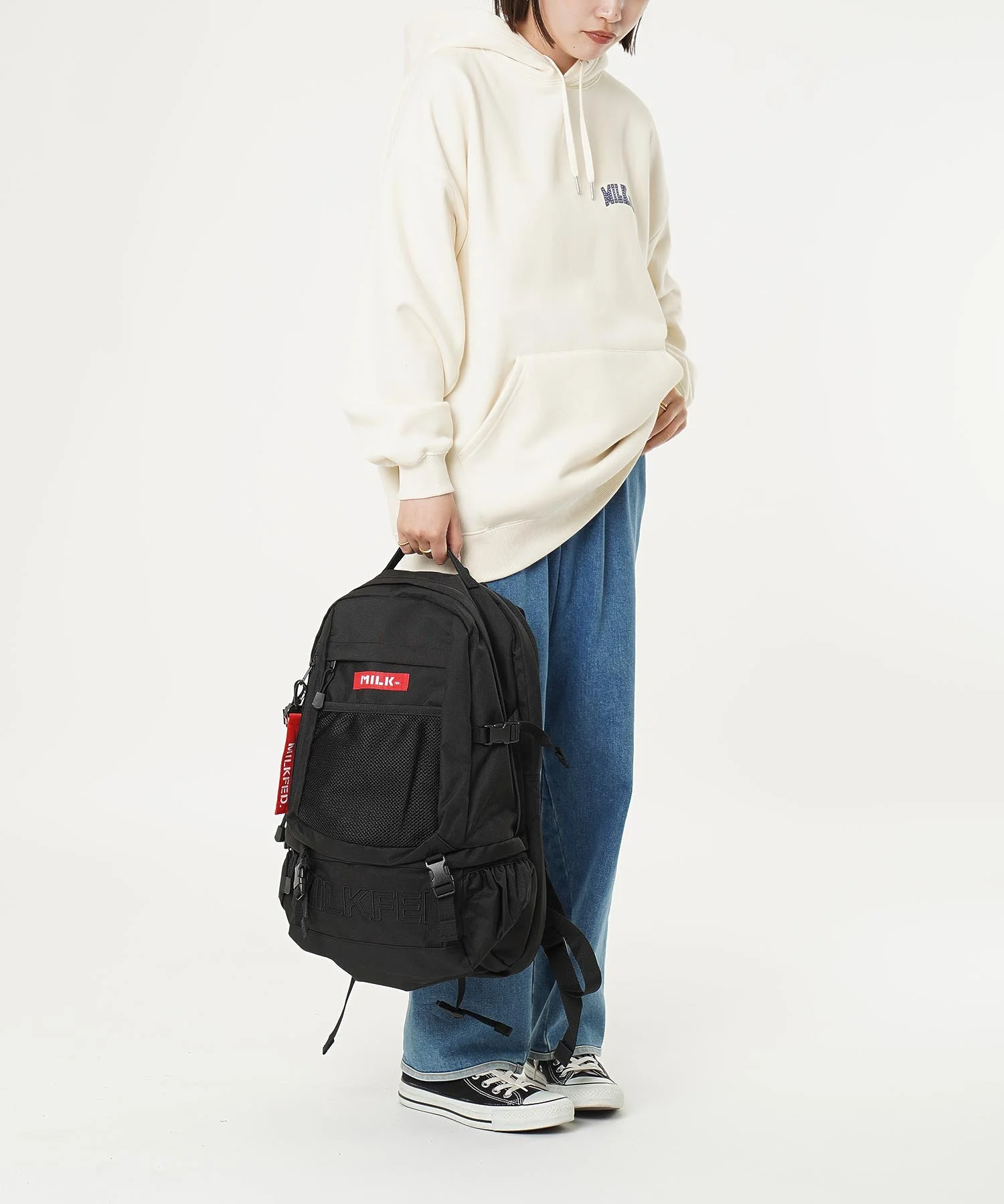 【定番】NEO EMBROIDERY BIG BACKPACK BAR MILKFED. - Image 36