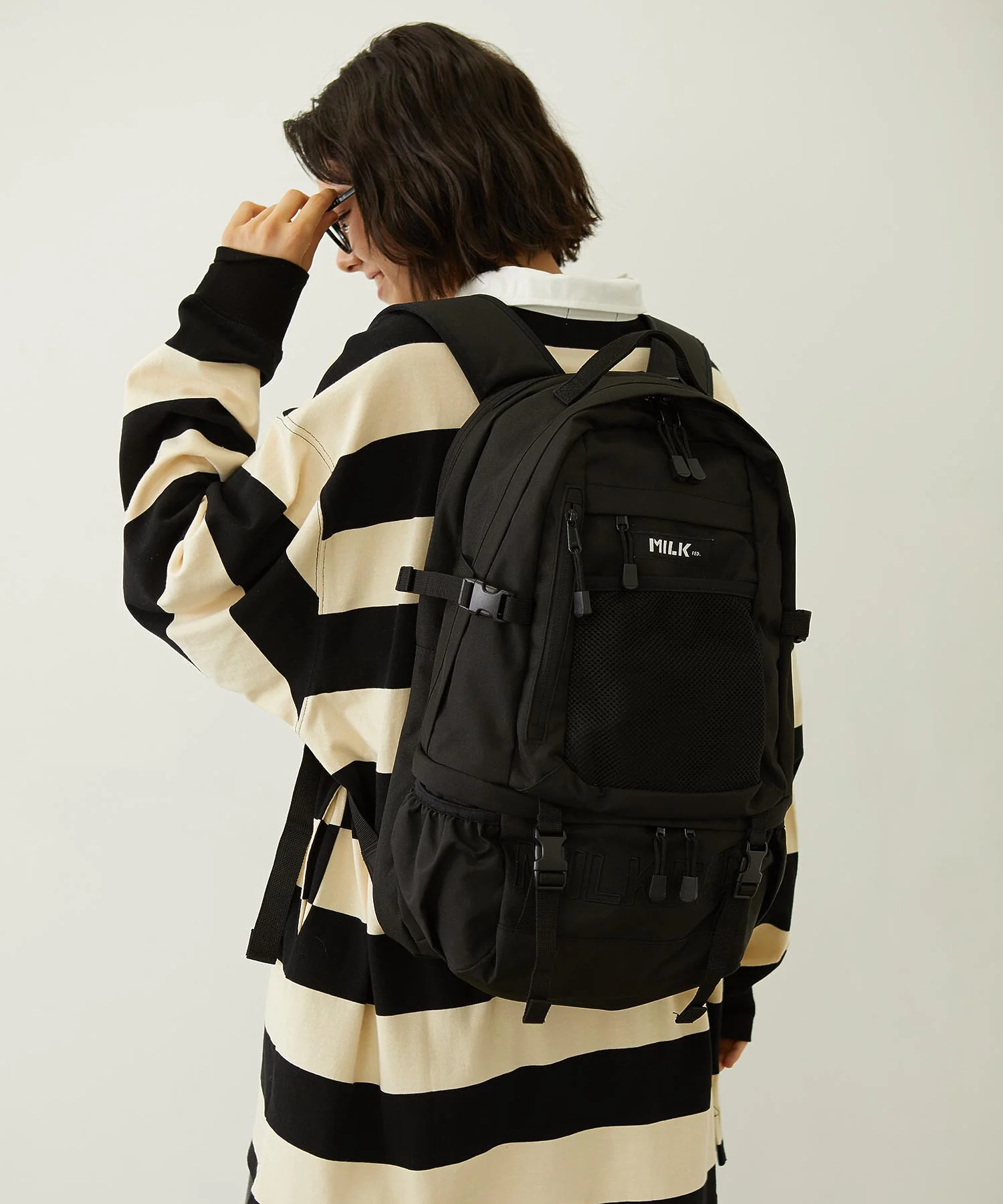 【定番】NEO EMBROIDERY BIG BACKPACK BAR MILKFED. - Image 40