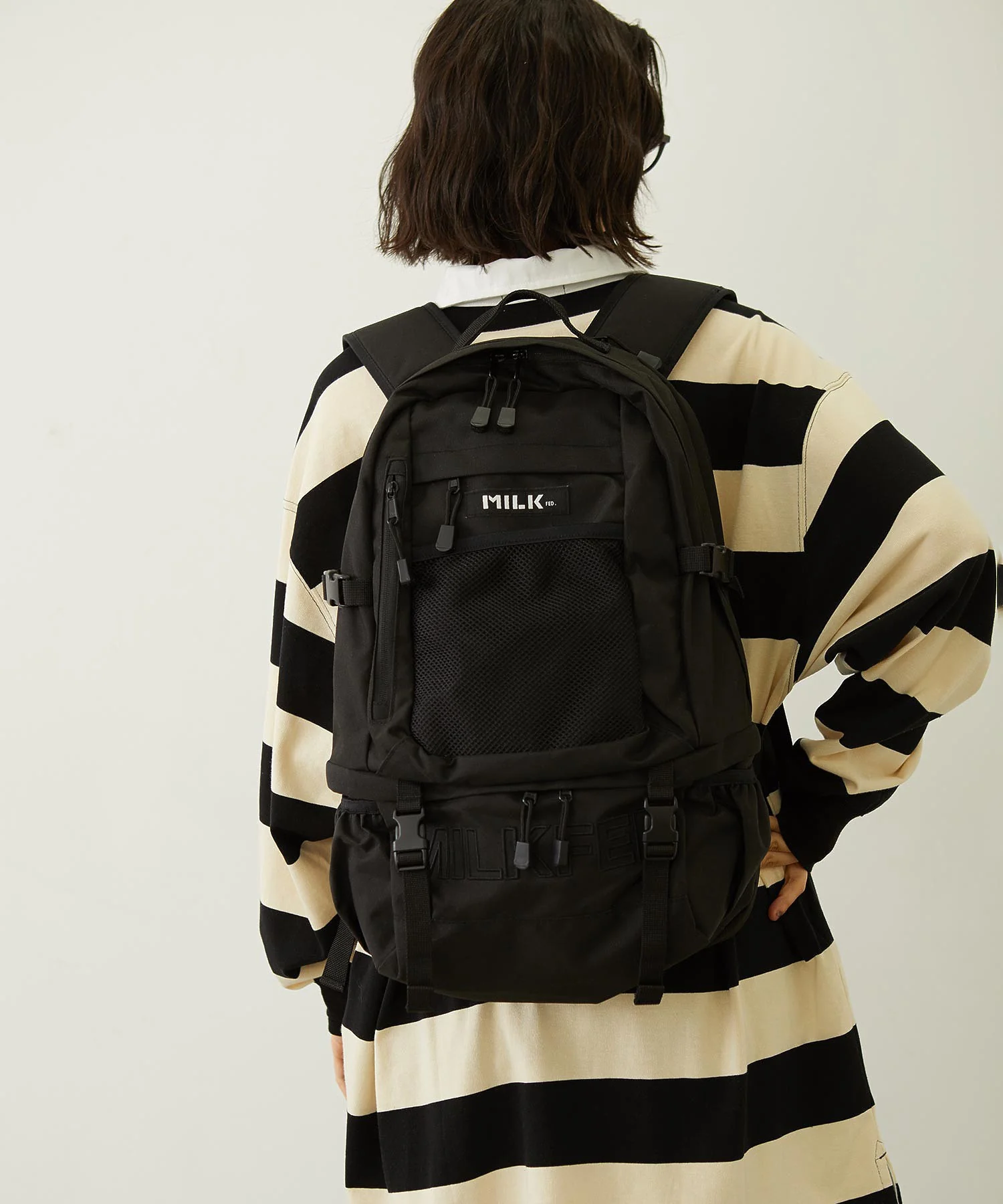 【定番】NEO EMBROIDERY BIG BACKPACK BAR MILKFED. - Image 42