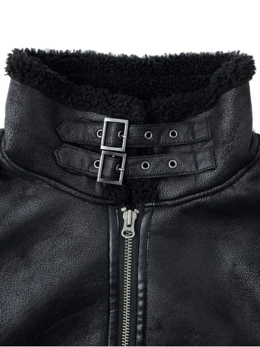 FAUX MOUTON JACKET X-girl - Image 12