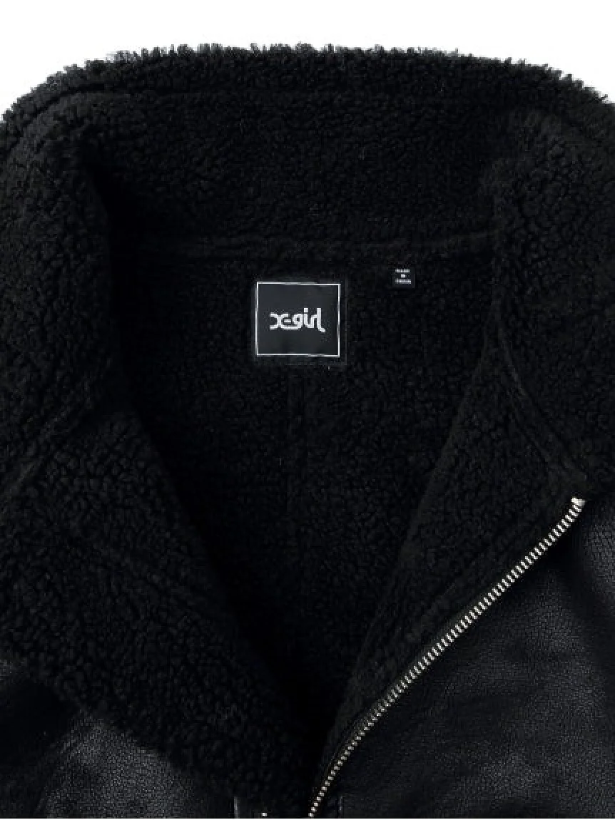 FAUX MOUTON JACKET X-girl - Image 13