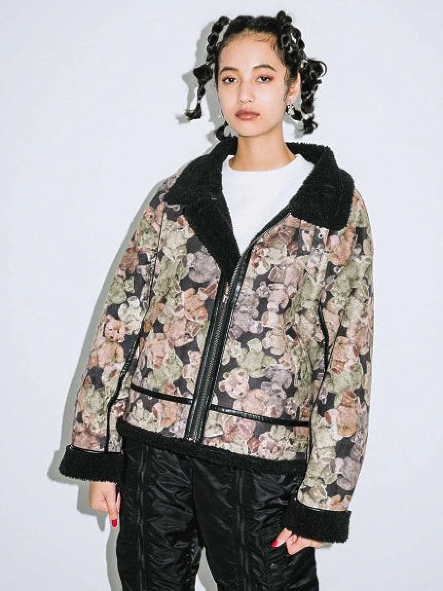 FAUX MOUTON JACKET X-girl - Image 3