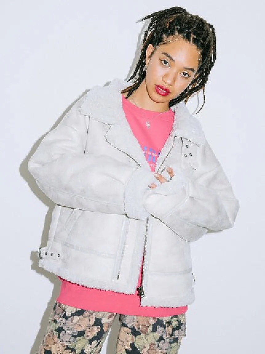 FAUX MOUTON JACKET X-girl - Image 6