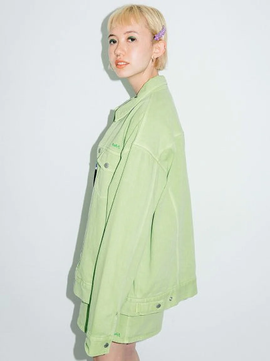 OVERDYED TWILL JACKET X-girl - Image 4