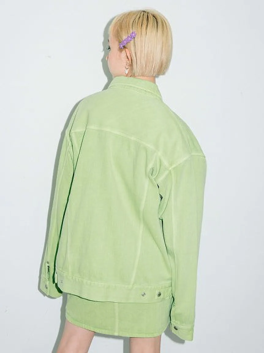 OVERDYED TWILL JACKET X-girl - Image 5
