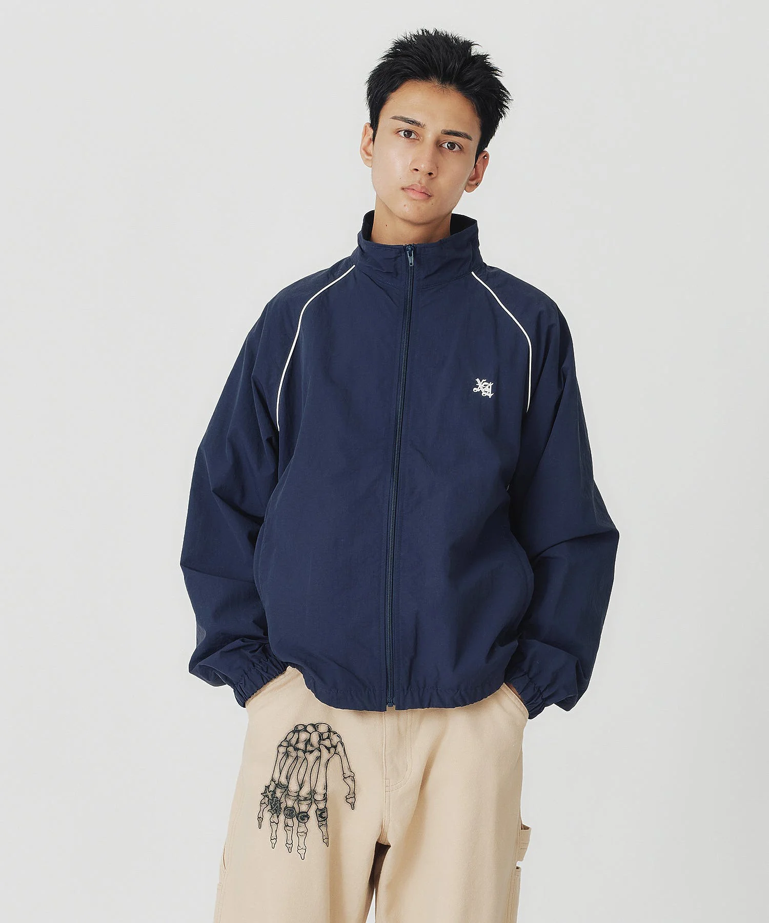 OLD ENGLISH NYLON TRACK JACKET XLARGE - Image 15
