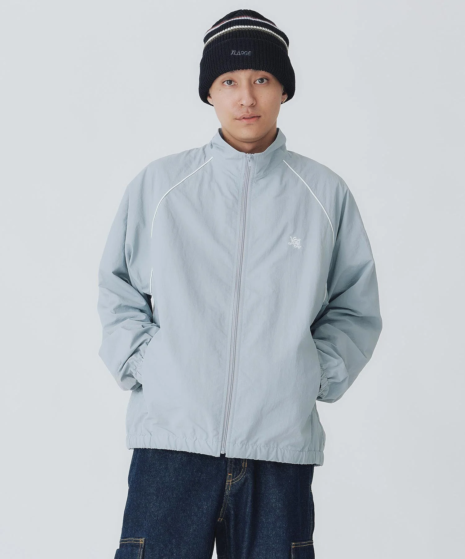 OLD ENGLISH NYLON TRACK JACKET XLARGE - Image 9