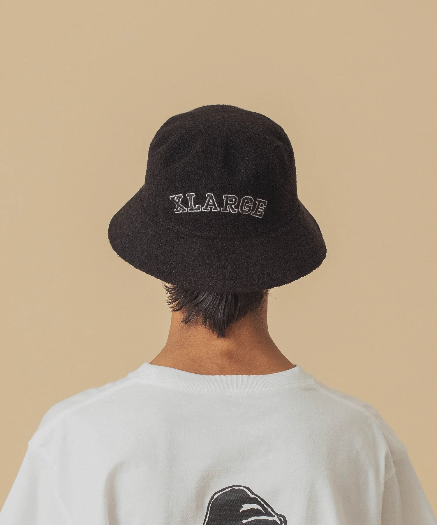 XLARGE×KANGOL BLACK BUCKET HAT - Image 7