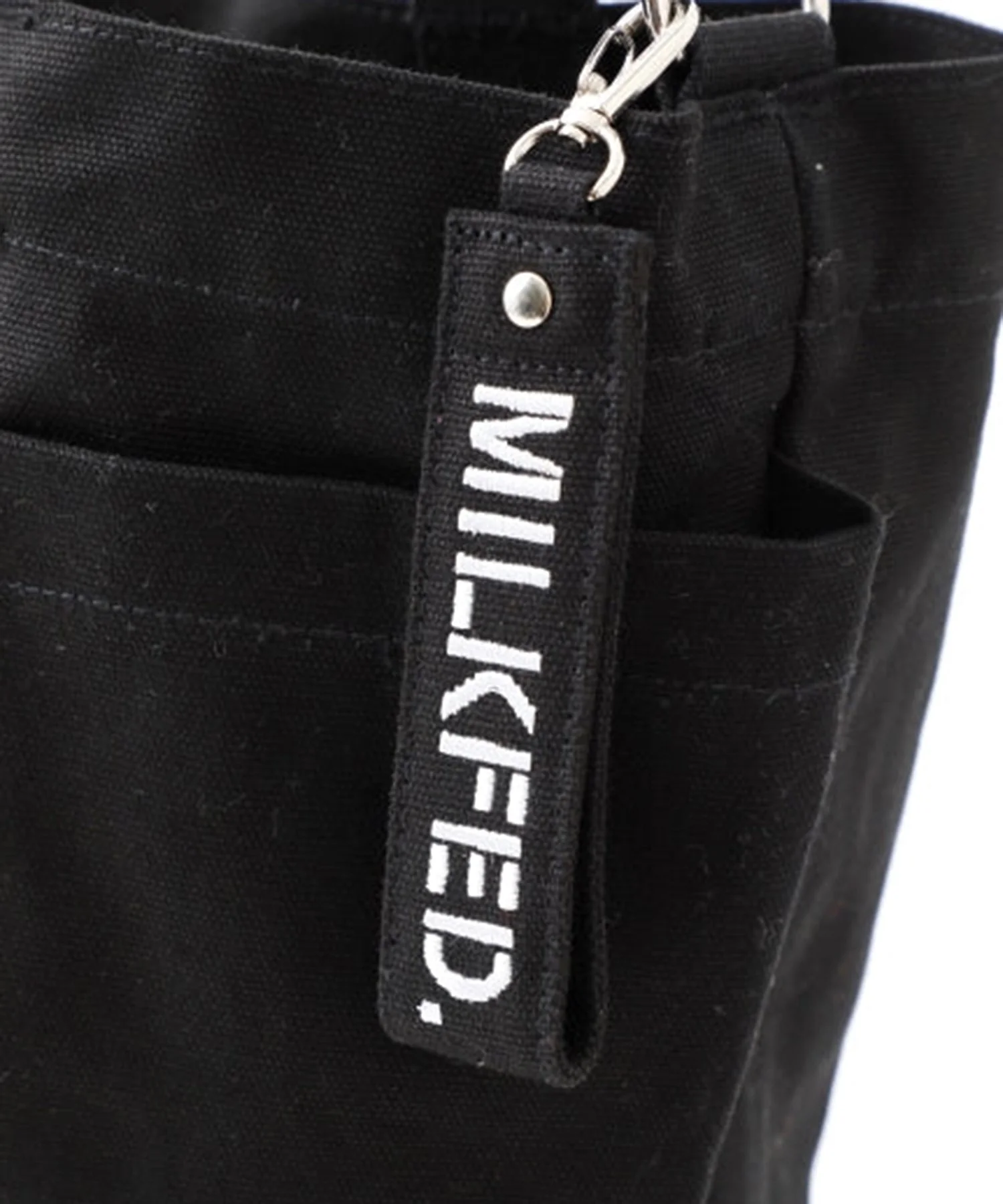 BAR AND UNDER LOGO BIG CANVAS BAG MILKFED. - Image 11