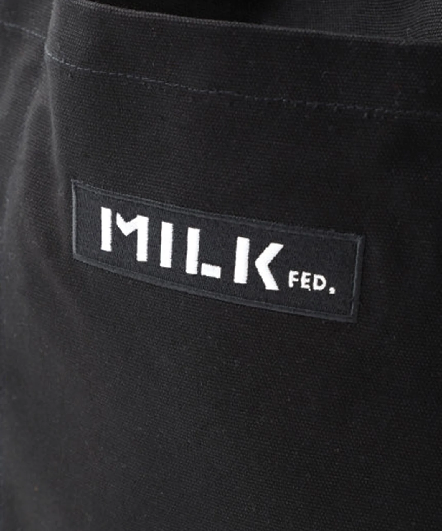 BAR AND UNDER LOGO BIG CANVAS BAG MILKFED. - Image 12
