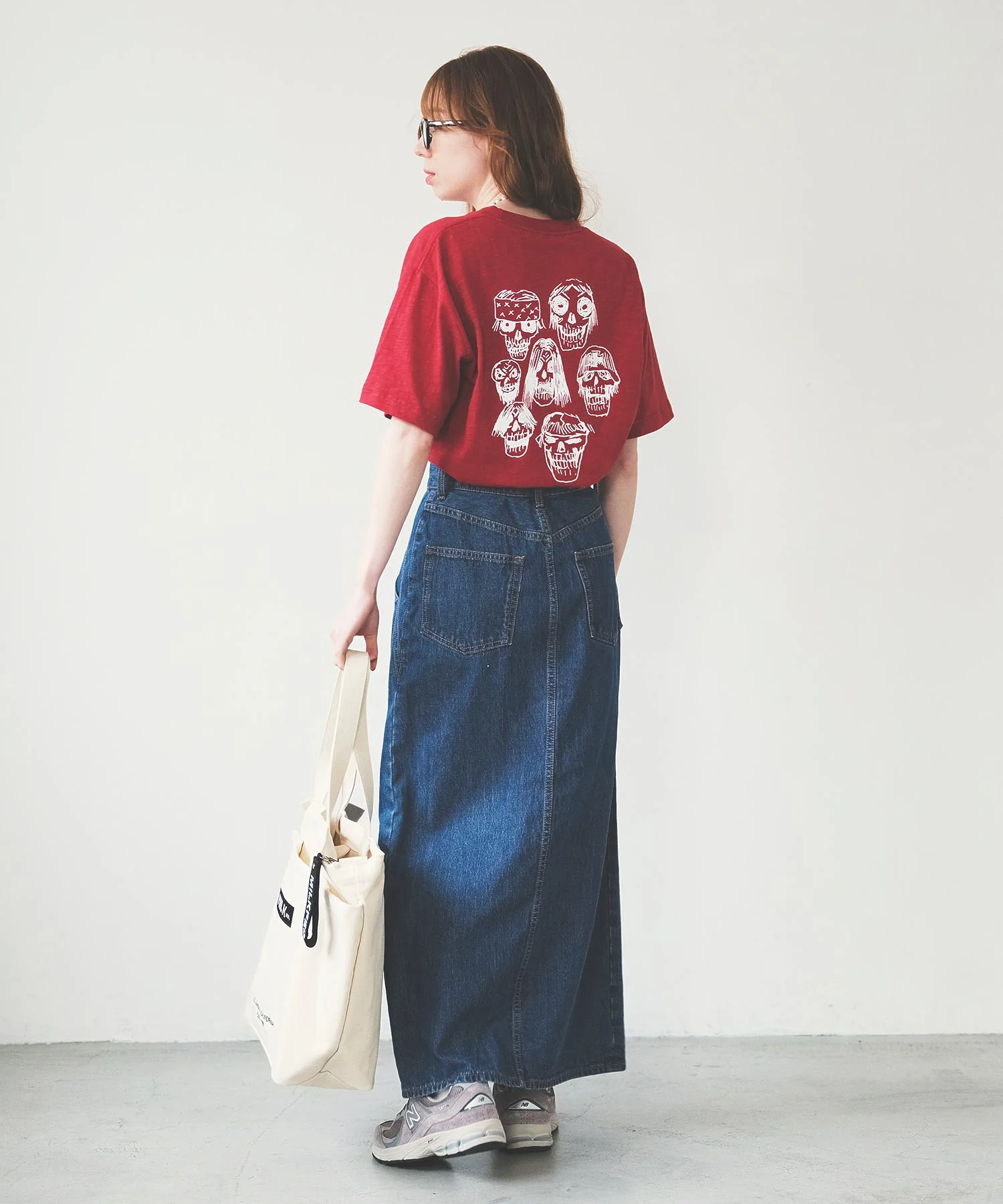 BAR AND UNDER LOGO BIG CANVAS BAG MILKFED. - Image 28