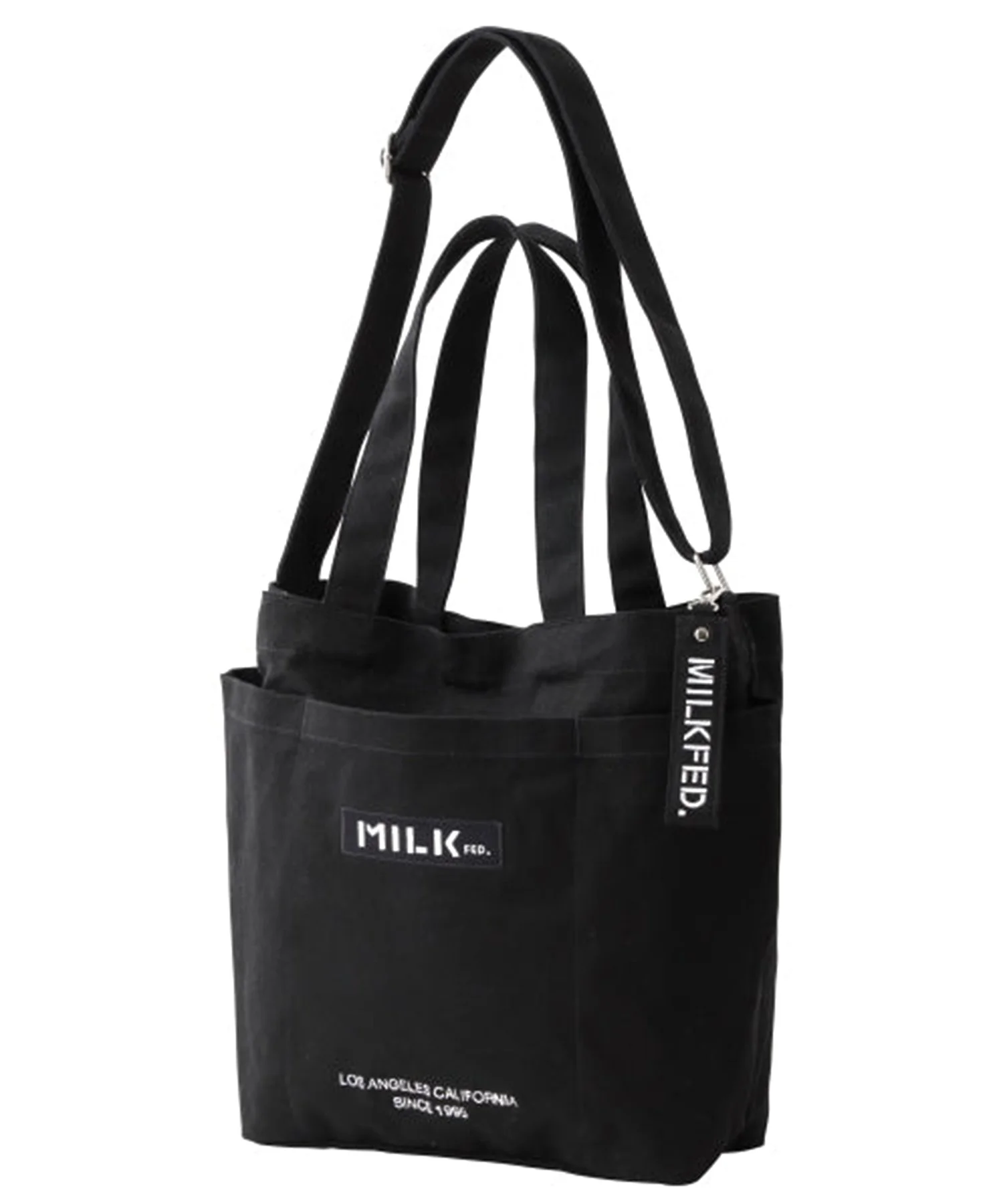BAR AND UNDER LOGO BIG CANVAS BAG MILKFED. - Image 33