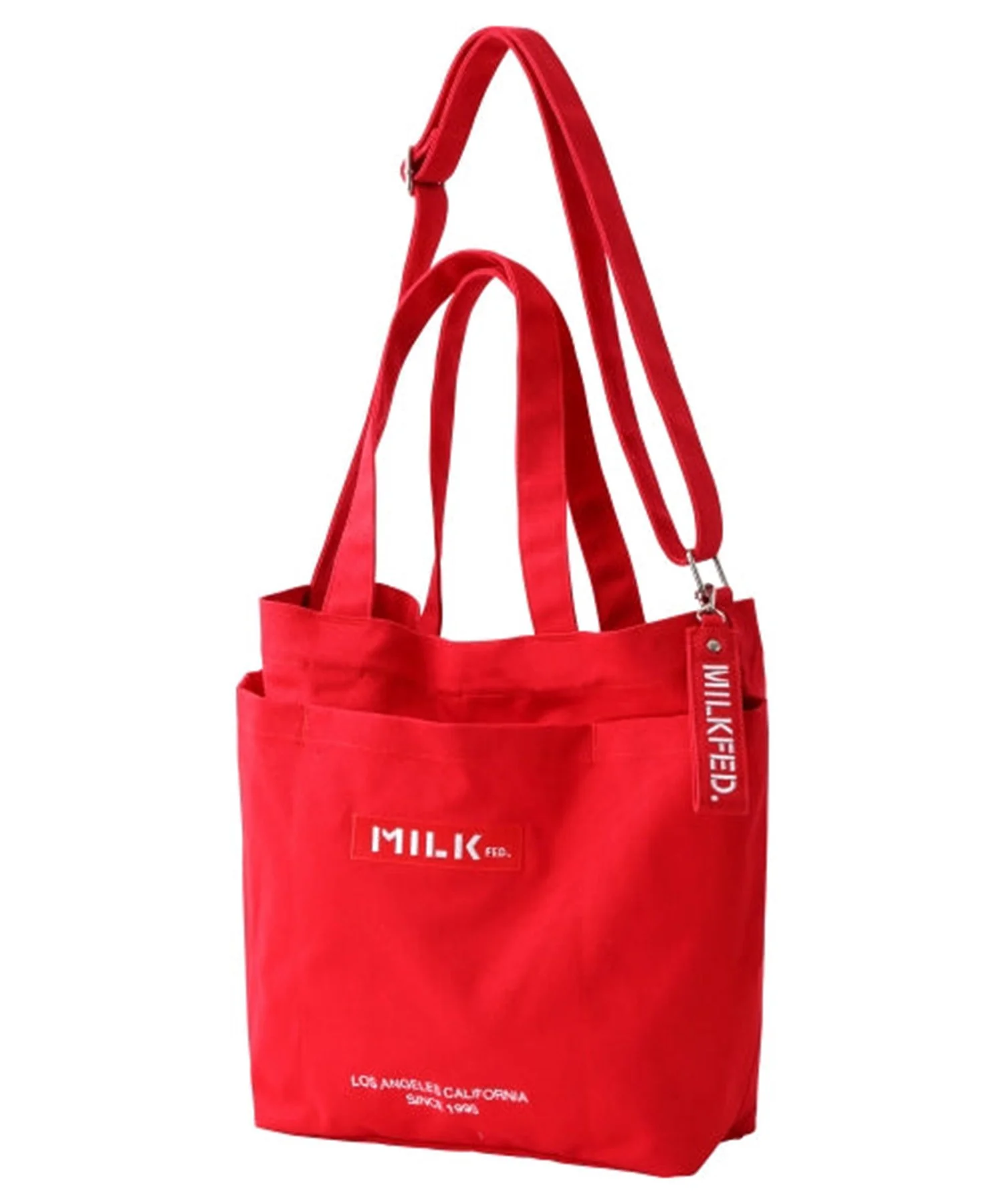 BAR AND UNDER LOGO BIG CANVAS BAG MILKFED. - Image 35