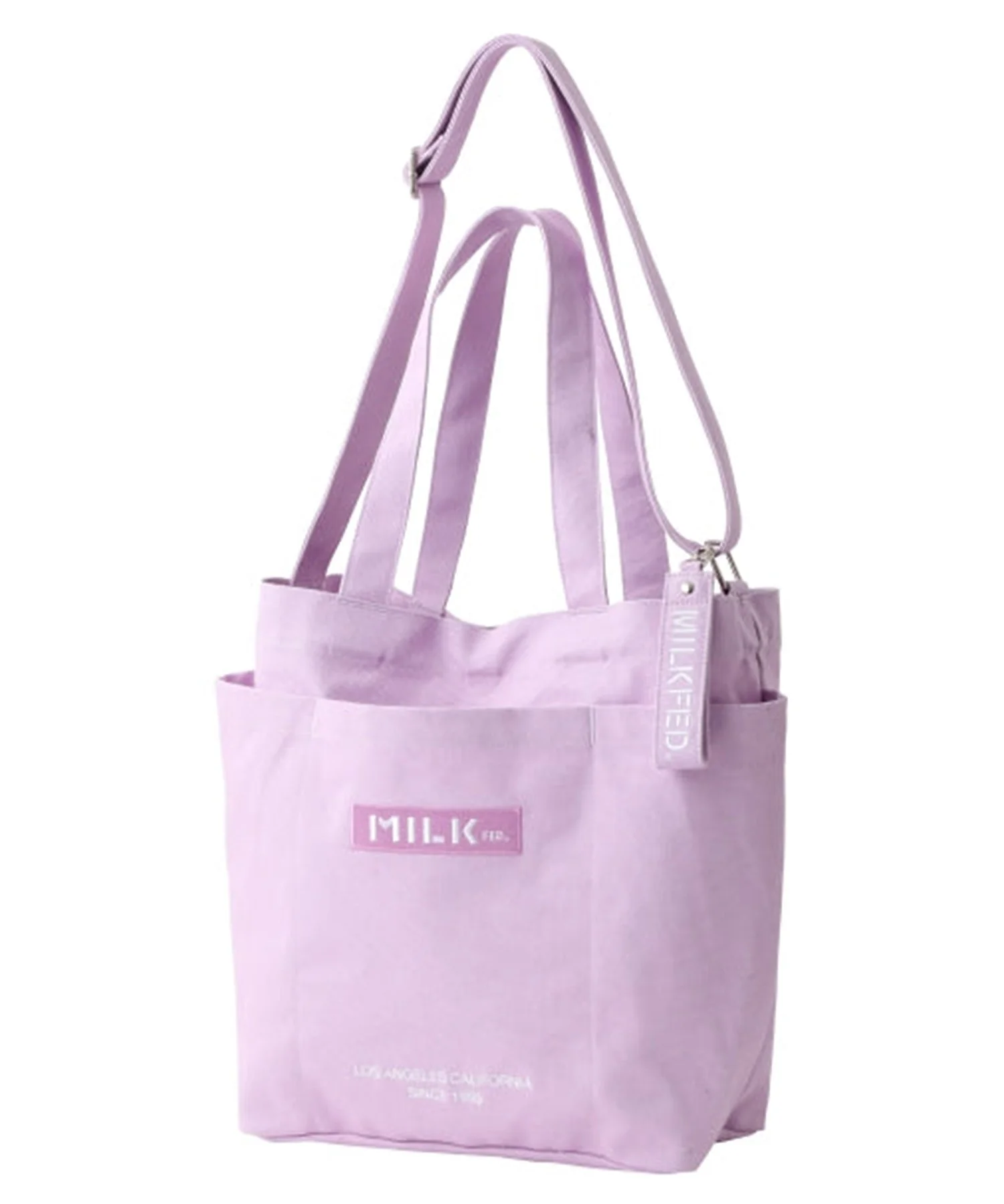 BAR AND UNDER LOGO BIG CANVAS BAG MILKFED. - Image 36