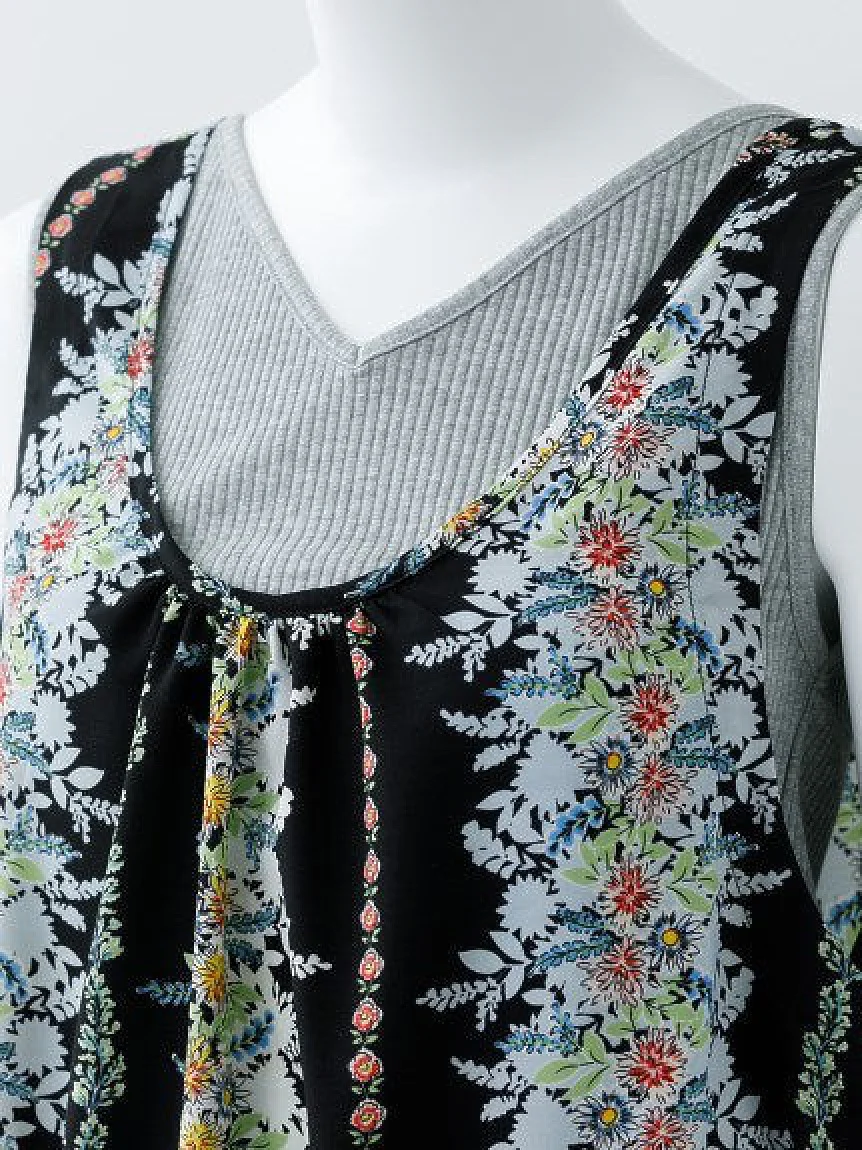 FLORAL 2WAY DRESS MILKFED. - Image 3