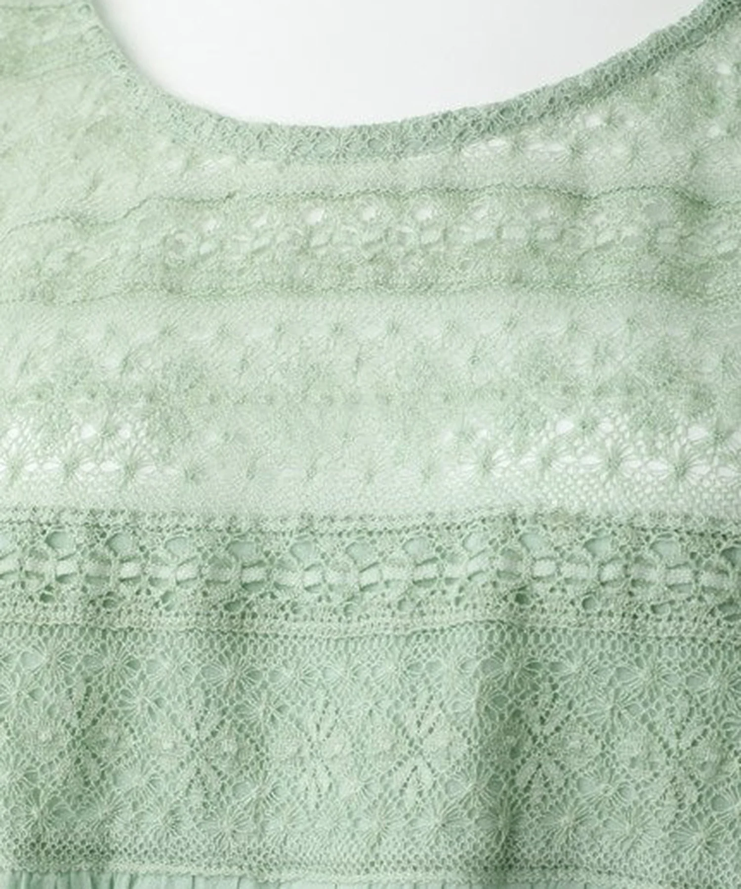 LACE GATHERED MINI DRESS MILKFED. - Image 4