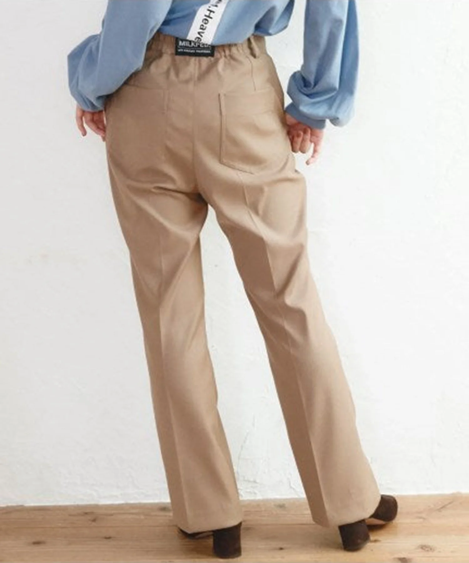 SOLID FLARE PANTS MILKFED. - Image 3