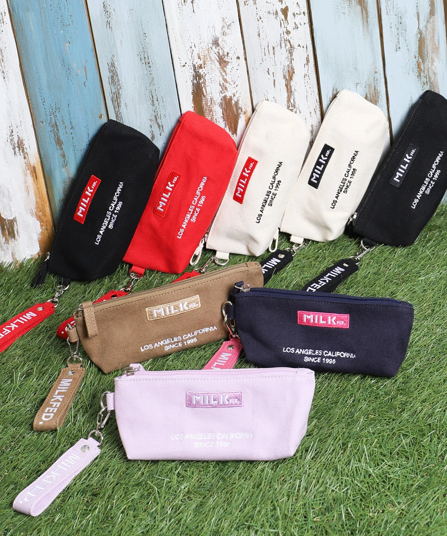 【LIFE STYLE】EMBROIDERED BAR PENCIL CASE MILKFED. - Image 18