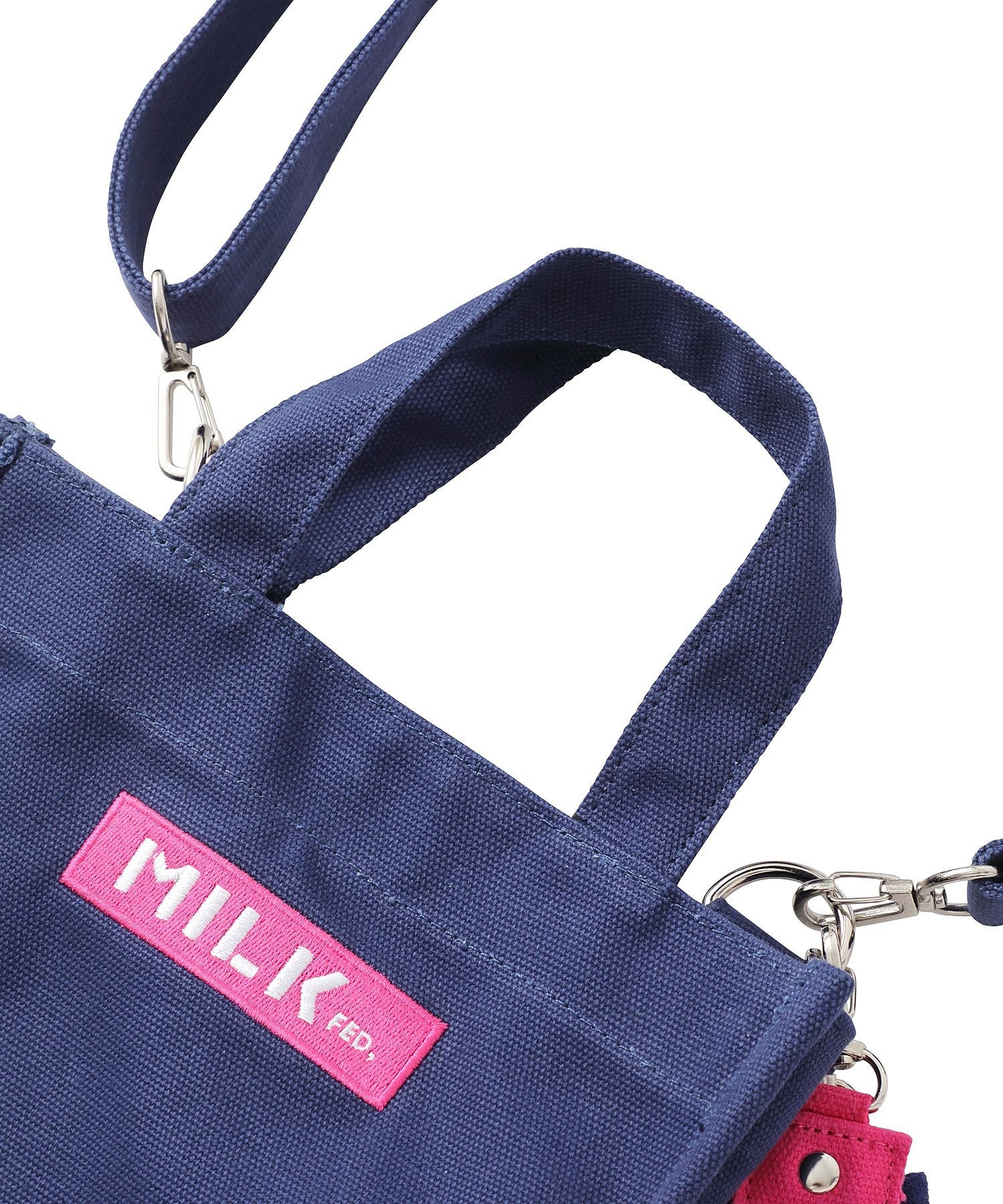 EMBROIDERED BAR MINI SHOULDER BAG W/STRAP MILKFED. - Image 14