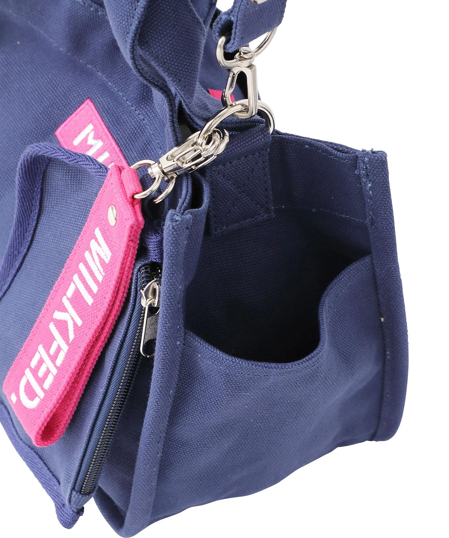 EMBROIDERED BAR MINI SHOULDER BAG W/STRAP MILKFED. - Image 21