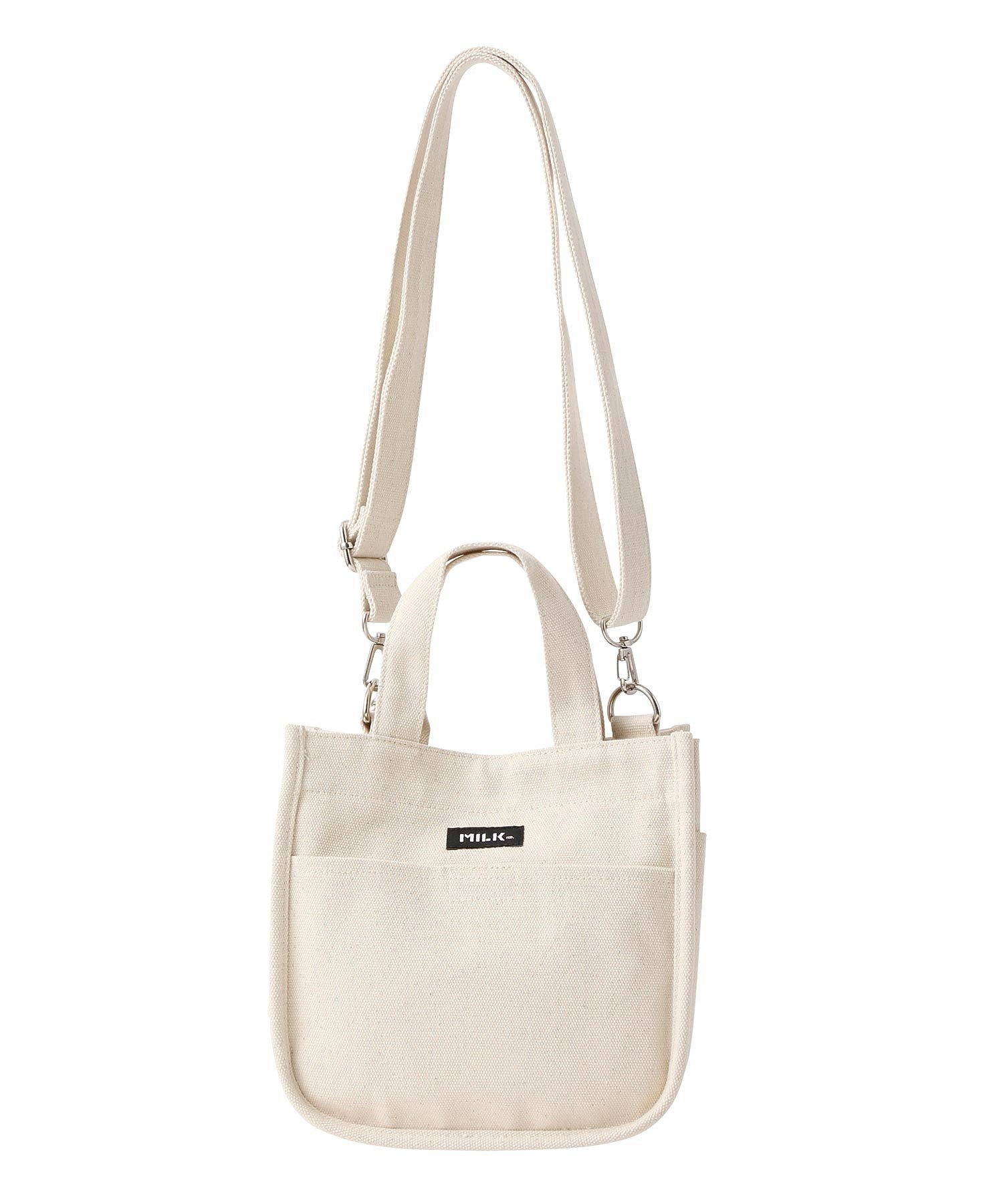 EMBROIDERED BAR MINI SHOULDER BAG W/STRAP MILKFED. - Image 24