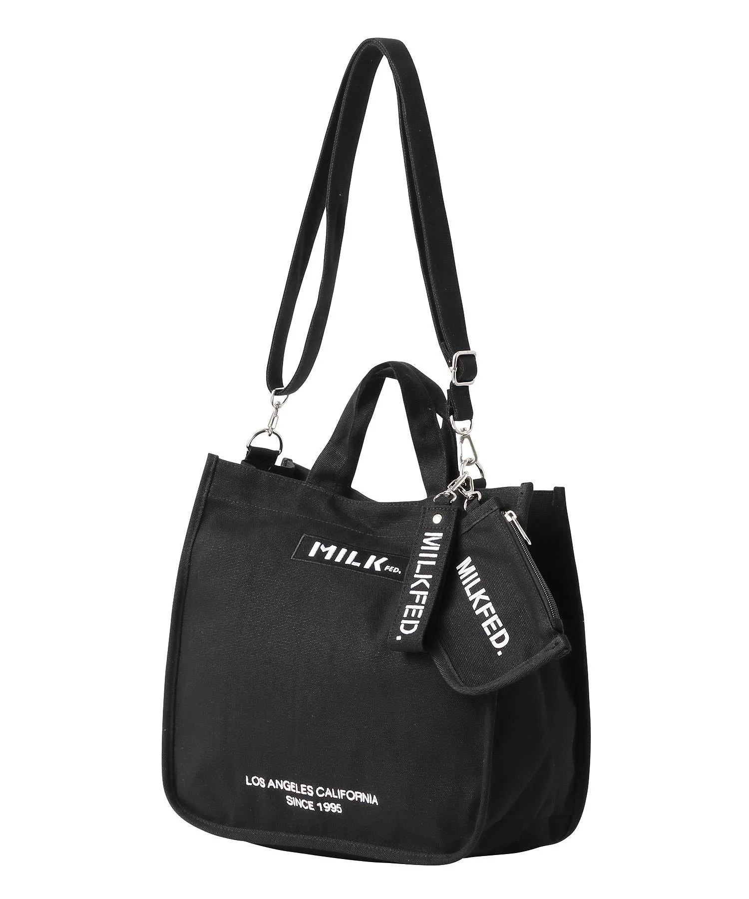 EMBROIDERED BAR SHOULDER BAG W/STRAP MILKFED. - Image 3