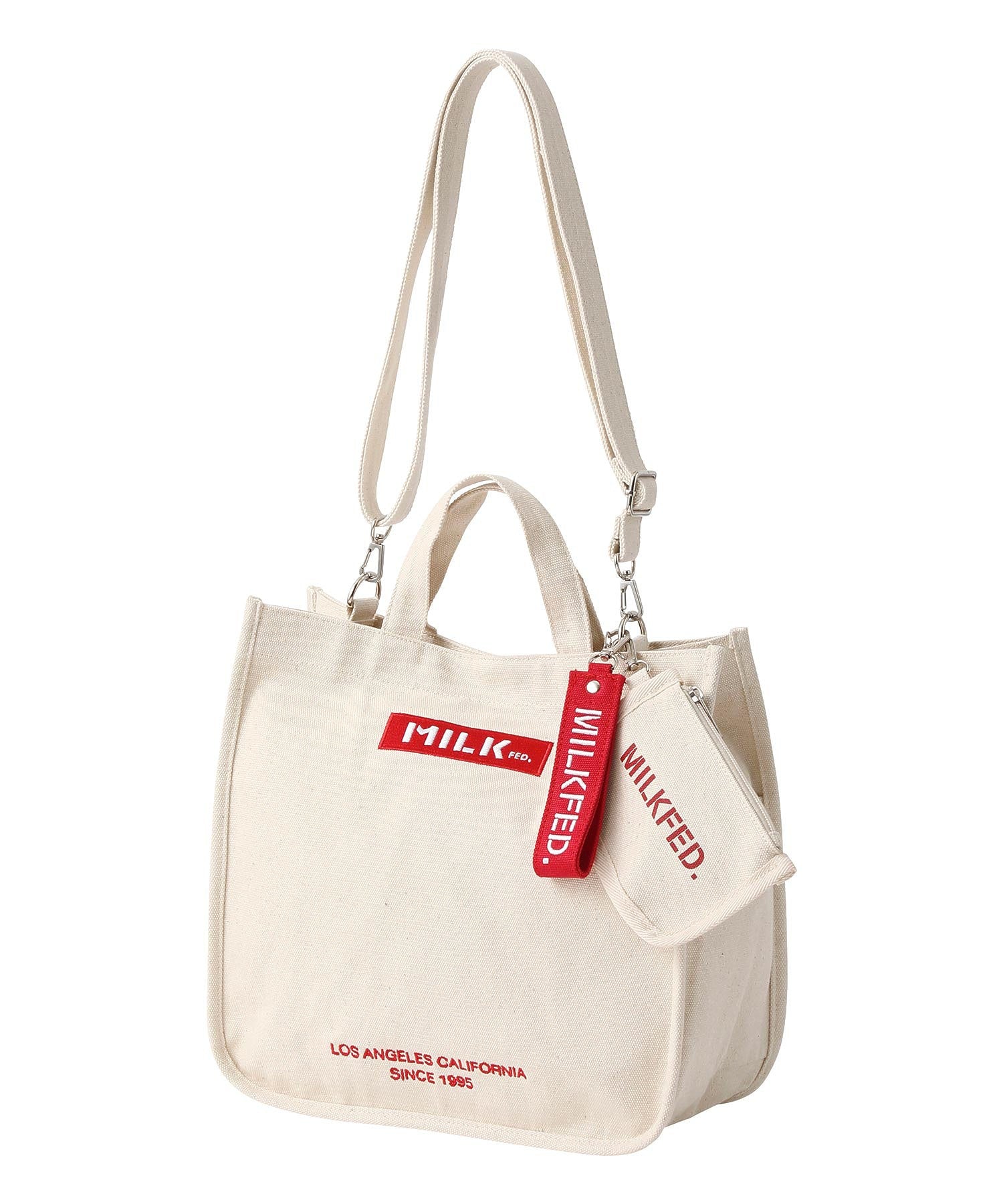 EMBROIDERED BAR SHOULDER BAG W/STRAP MILKFED. - Image 44