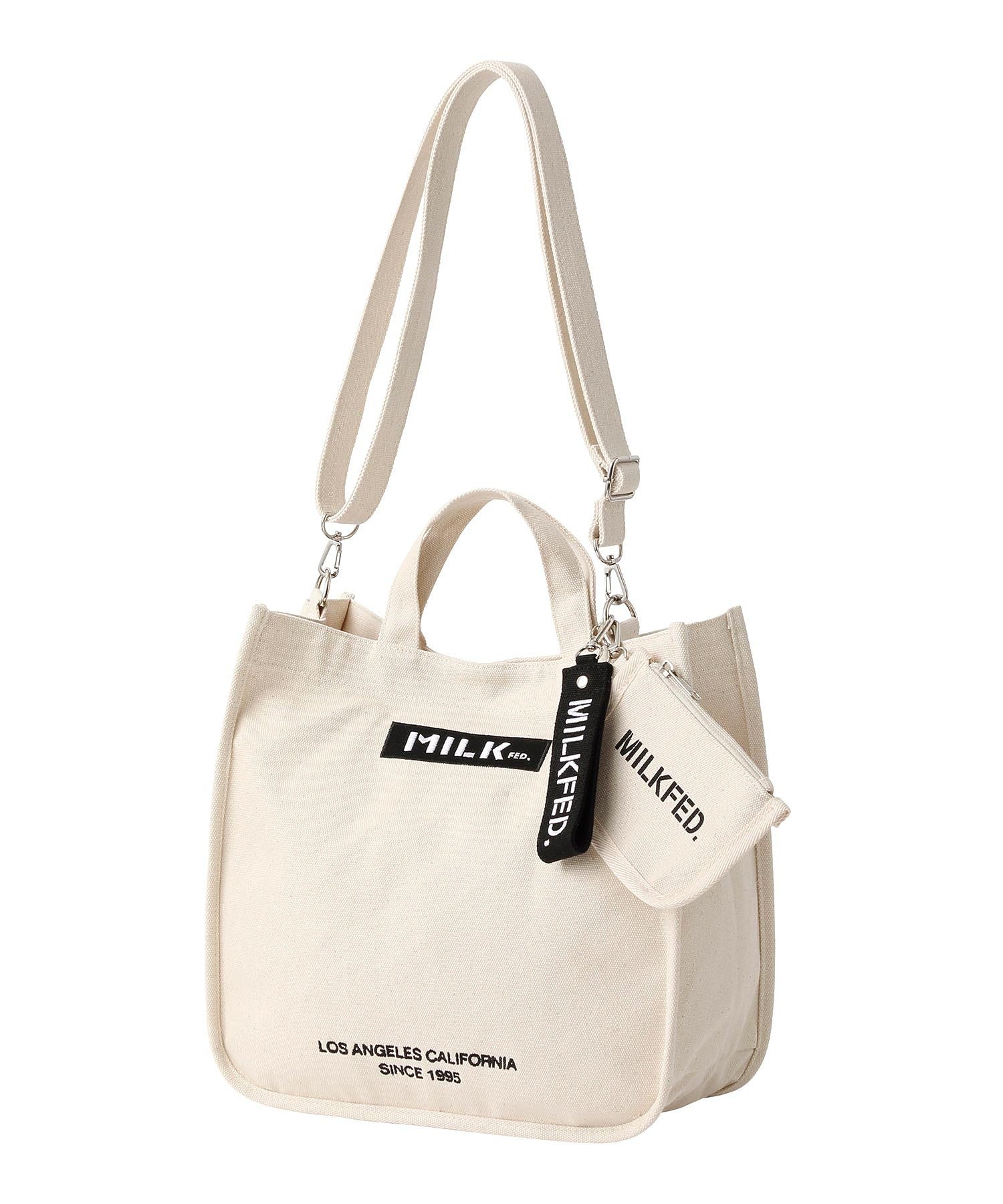 EMBROIDERED BAR SHOULDER BAG W/STRAP MILKFED. - Image 6