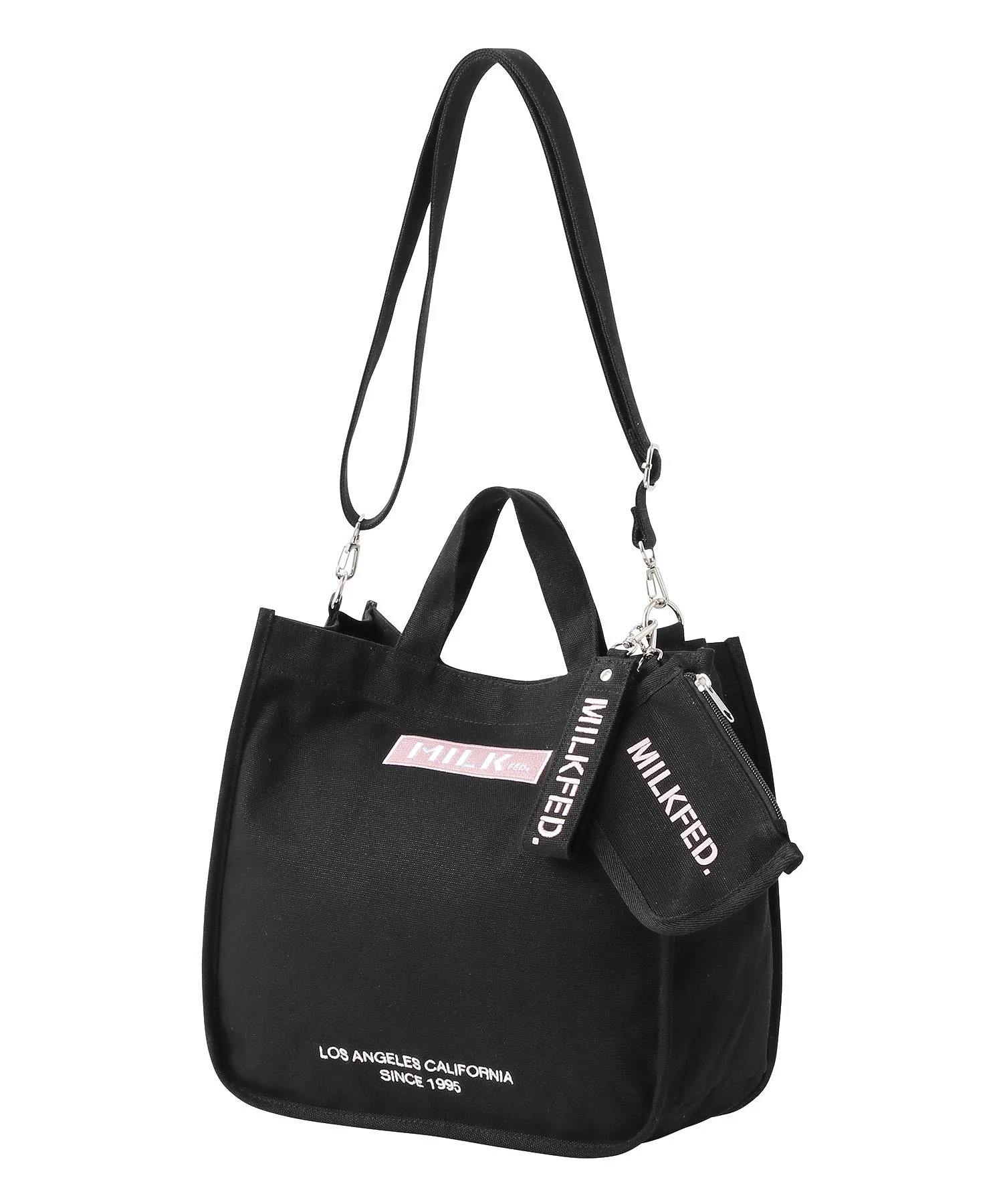 EMBROIDERED BAR SHOULDER BAG W/STRAP MILKFED. - Image 7