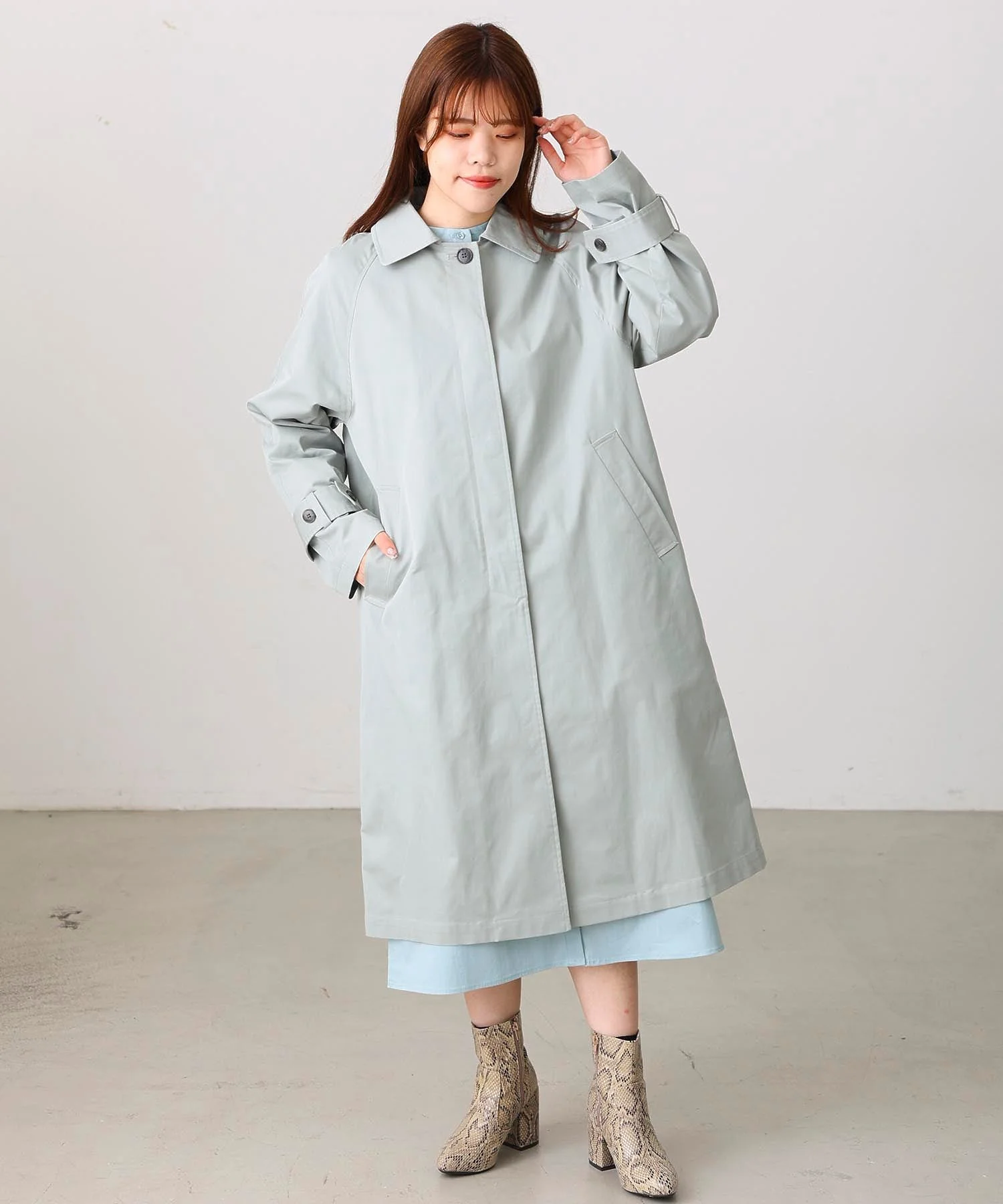 SOLID LONG COAT MILKFED. - Image 10