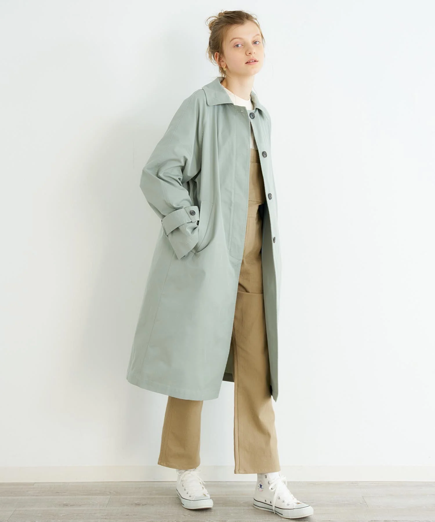 SOLID LONG COAT MILKFED. - Image 18