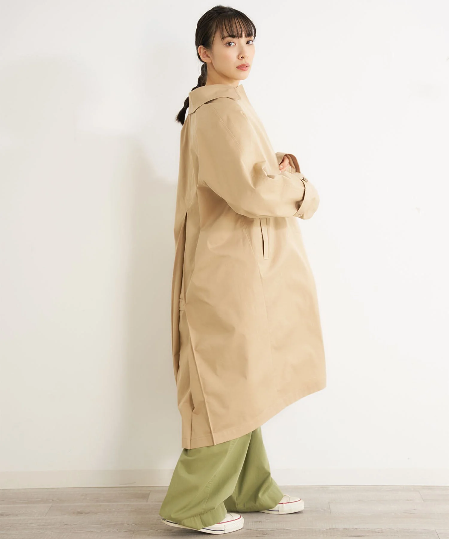 SOLID LONG COAT MILKFED. - Image 19