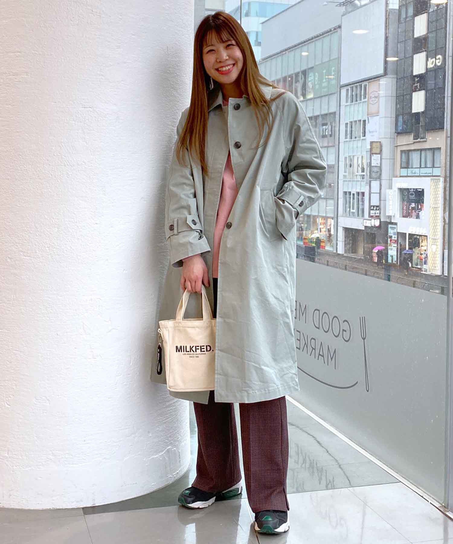 SOLID LONG COAT MILKFED. - Image 23