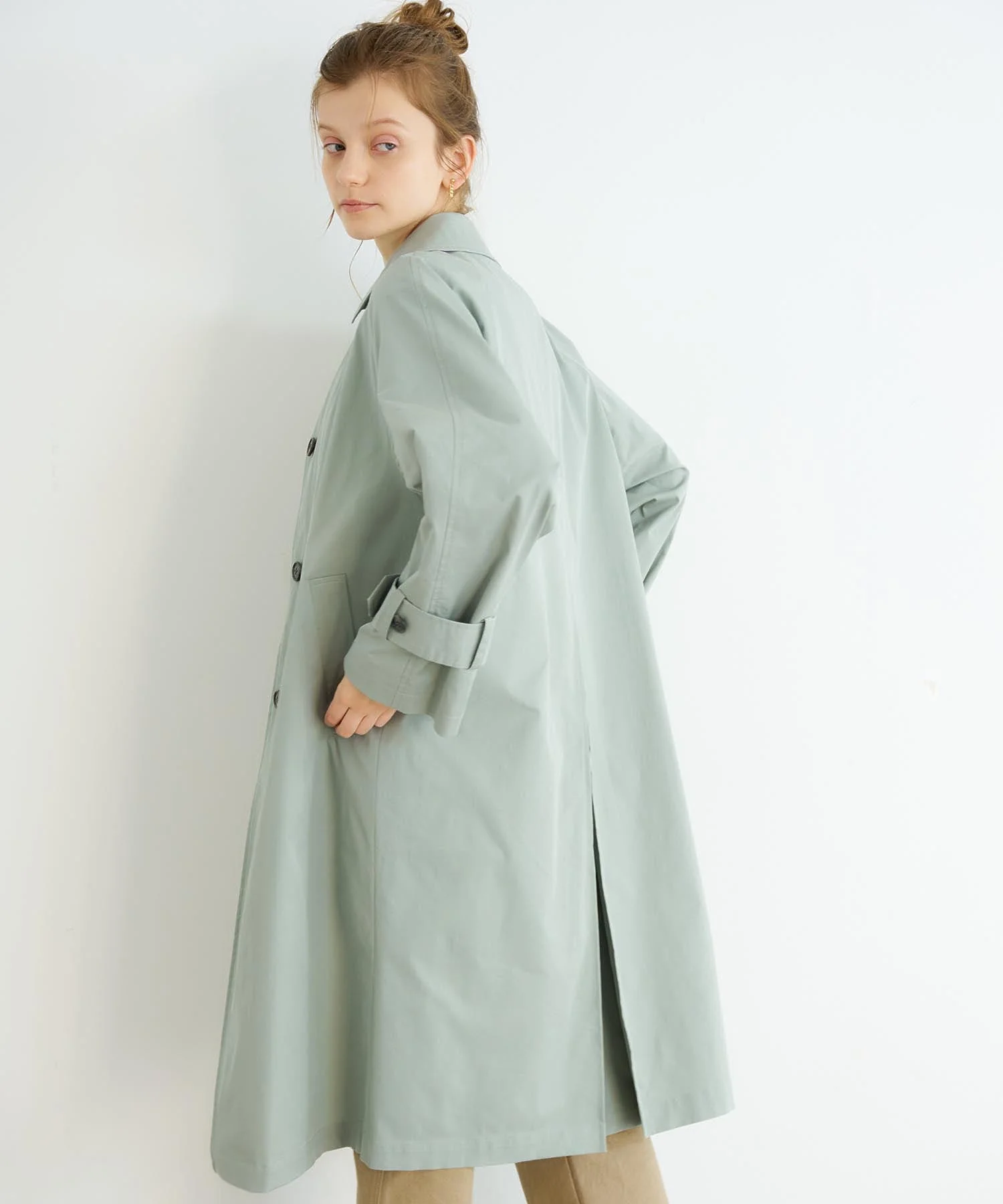 SOLID LONG COAT MILKFED. - Image 5