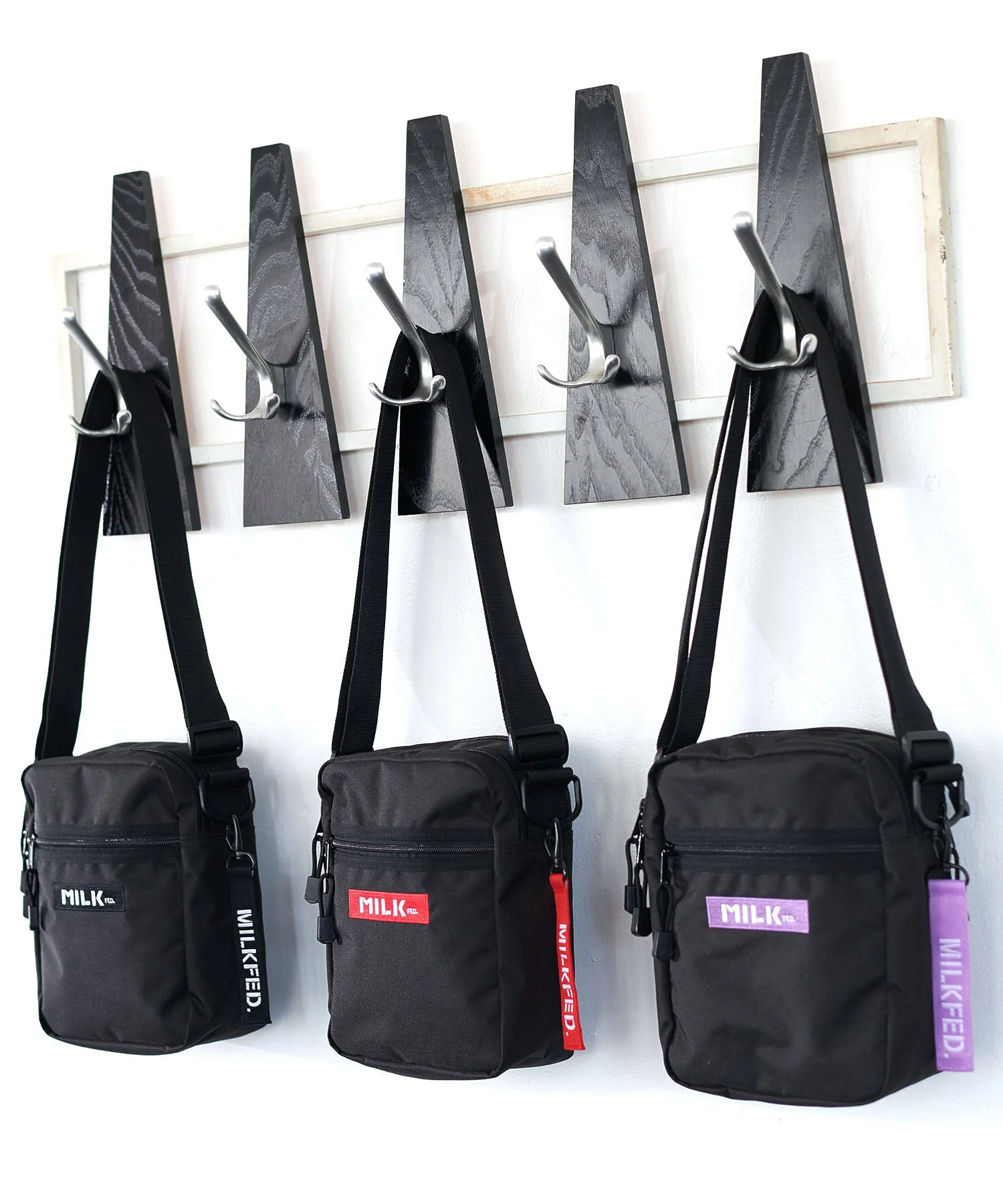 RECTANGLE SHOULDER BAG MILKFED. - Image 17