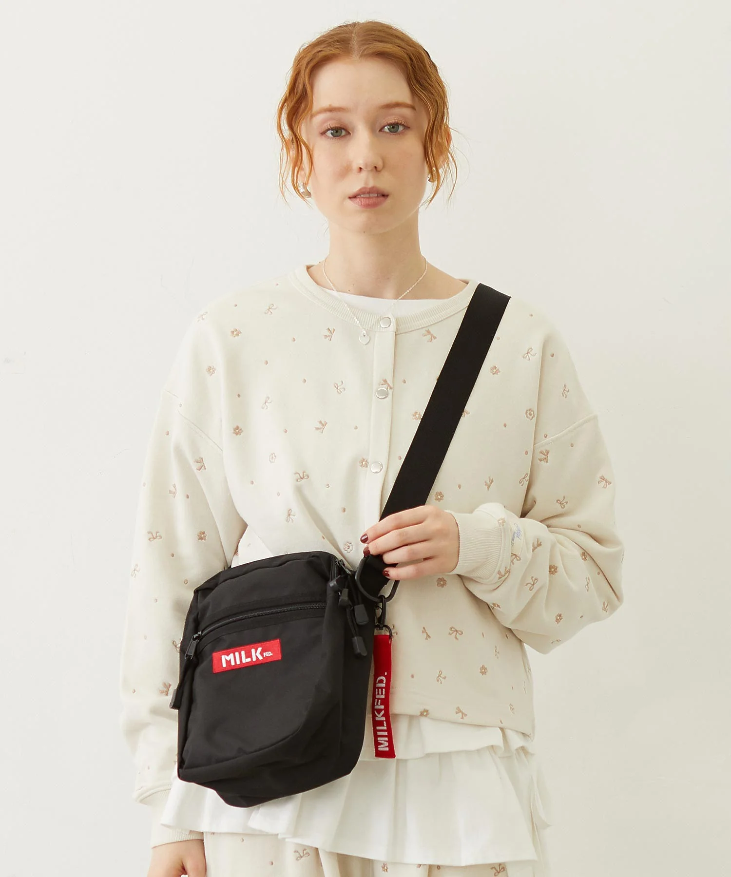 RECTANGLE SHOULDER BAG MILKFED. - Image 20