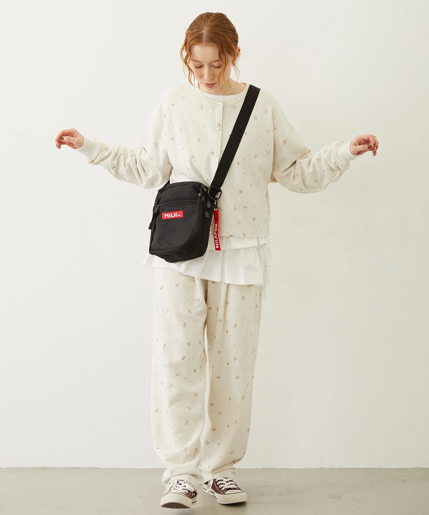 RECTANGLE SHOULDER BAG MILKFED. - Image 21