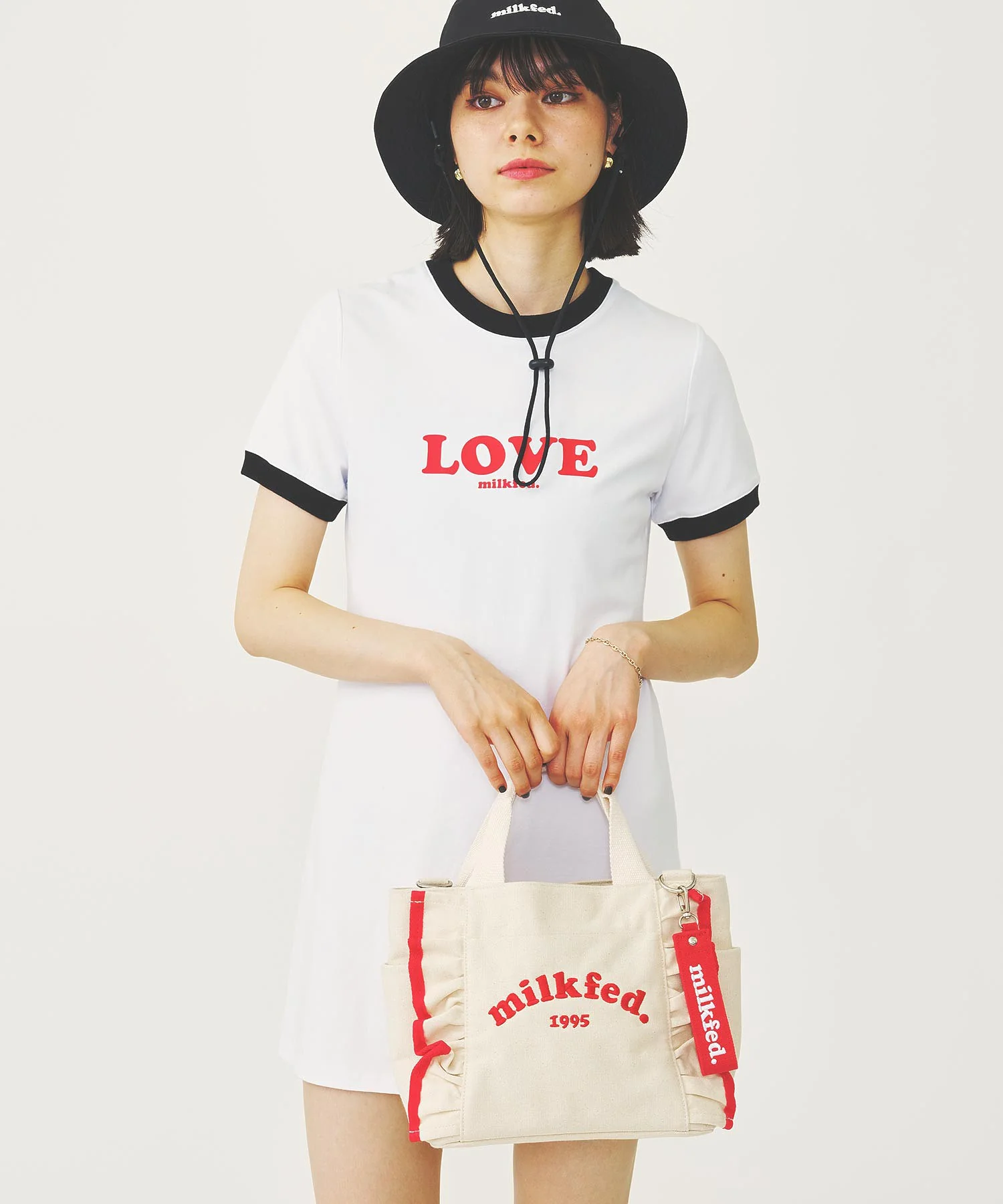 RUFFLE MINI BAG MILKFED. - Image 19