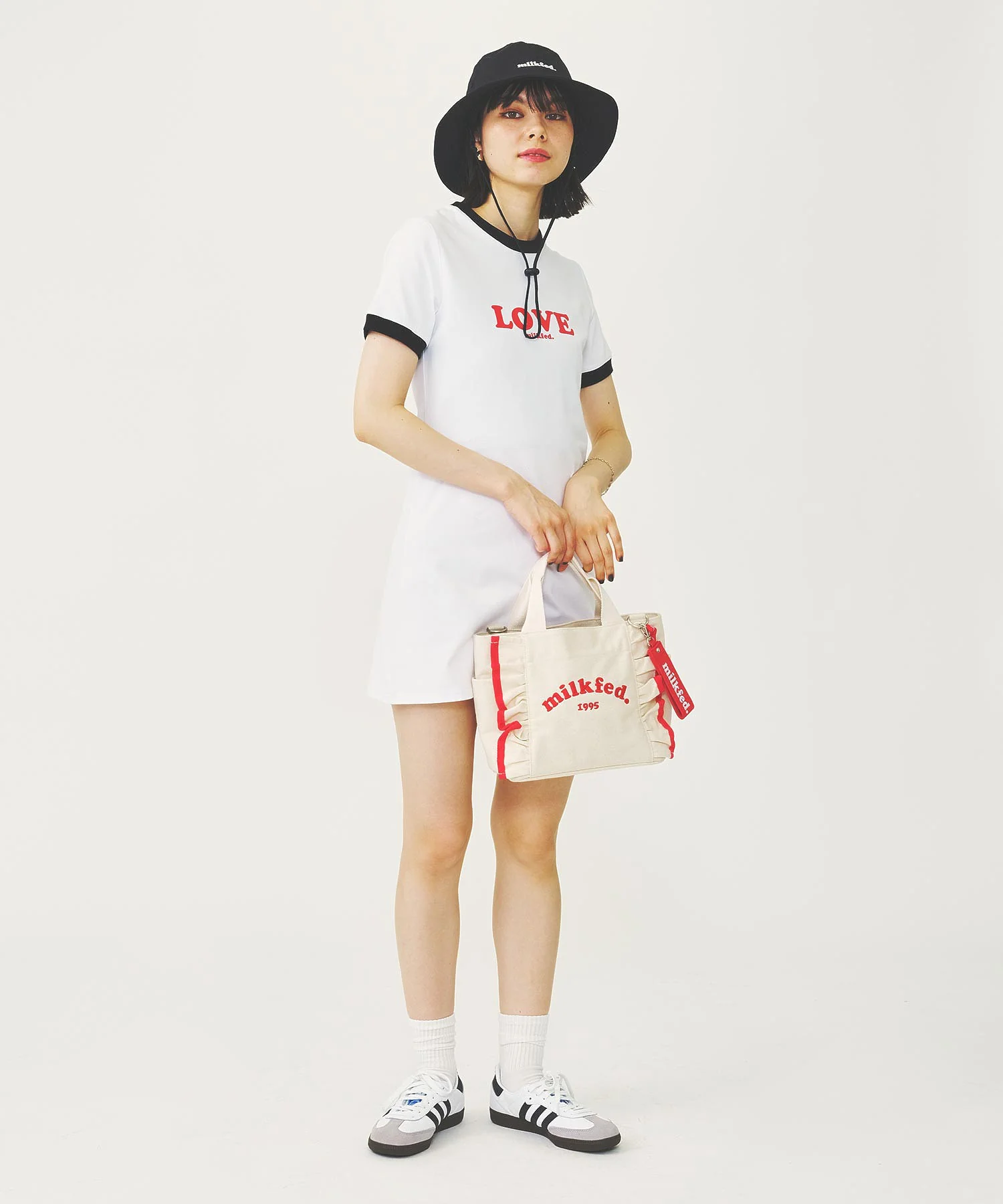 RUFFLE MINI BAG MILKFED. - Image 21