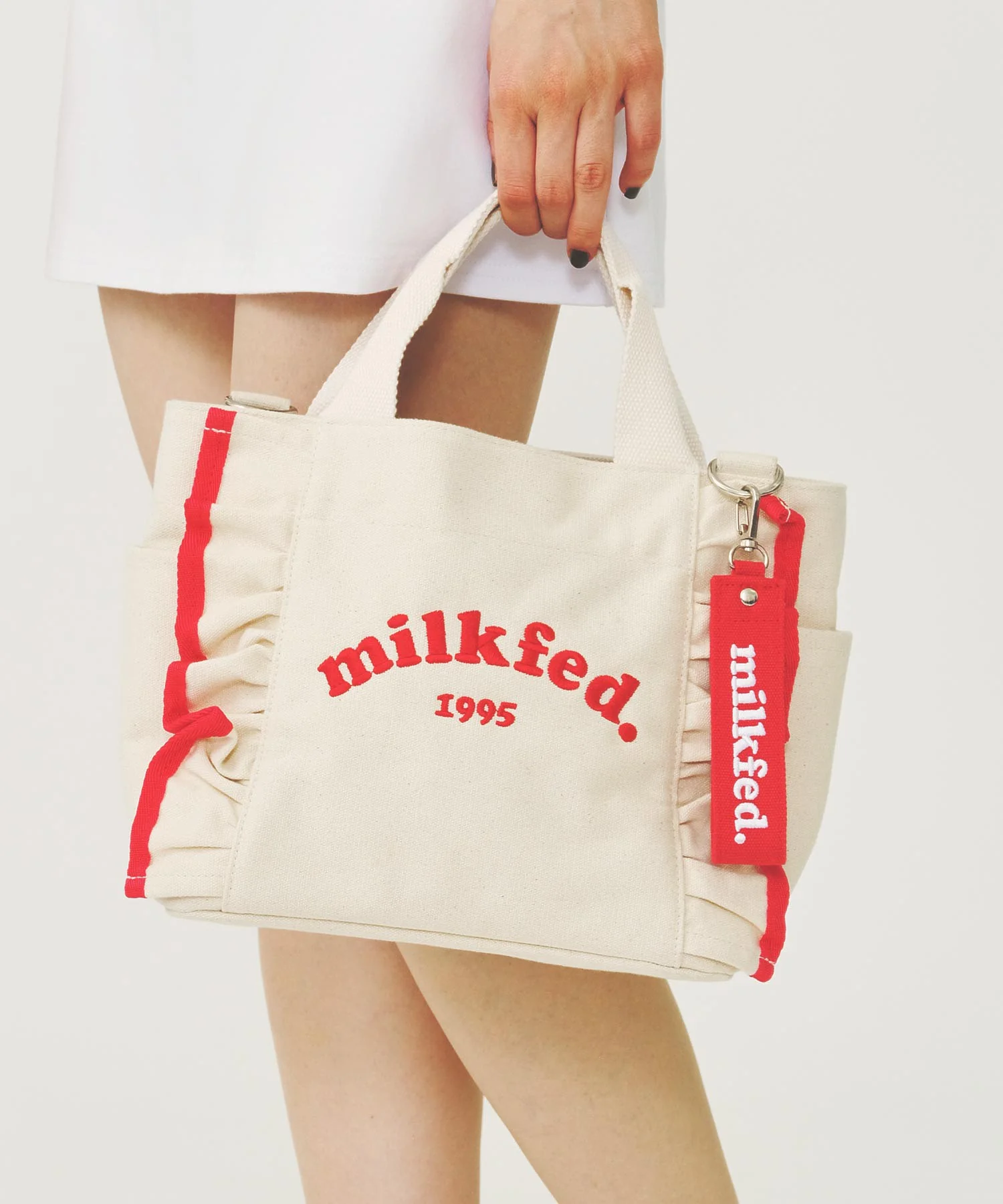 RUFFLE MINI BAG MILKFED. - Image 22