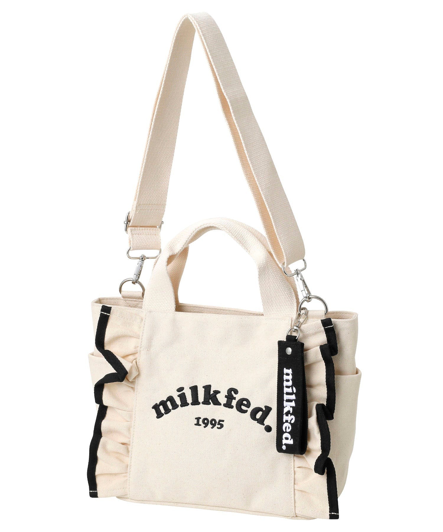 RUFFLE MINI BAG MILKFED. - Image 27