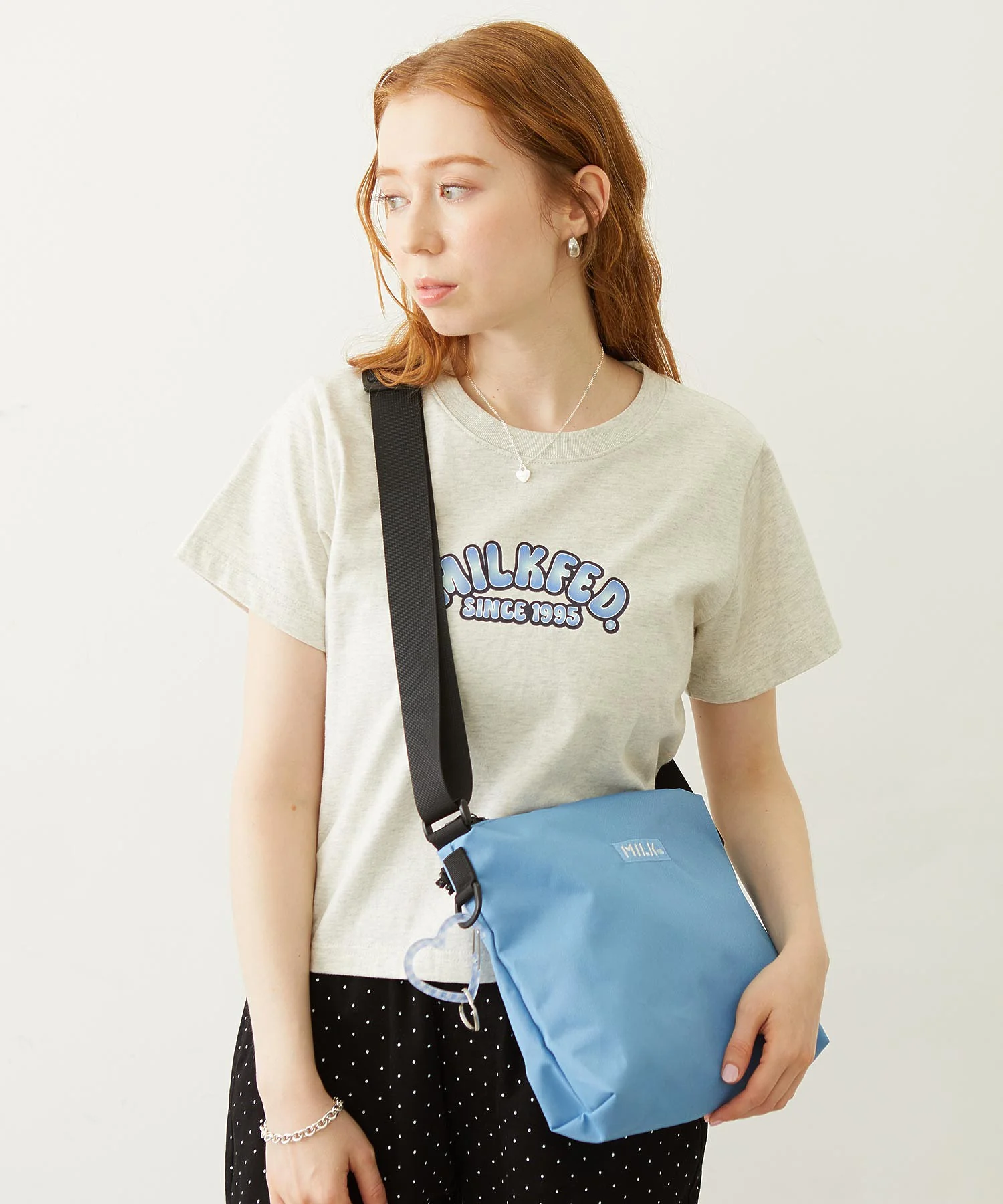 NEO HEART CARABINER GINGHAM MILKFED. - Image 18