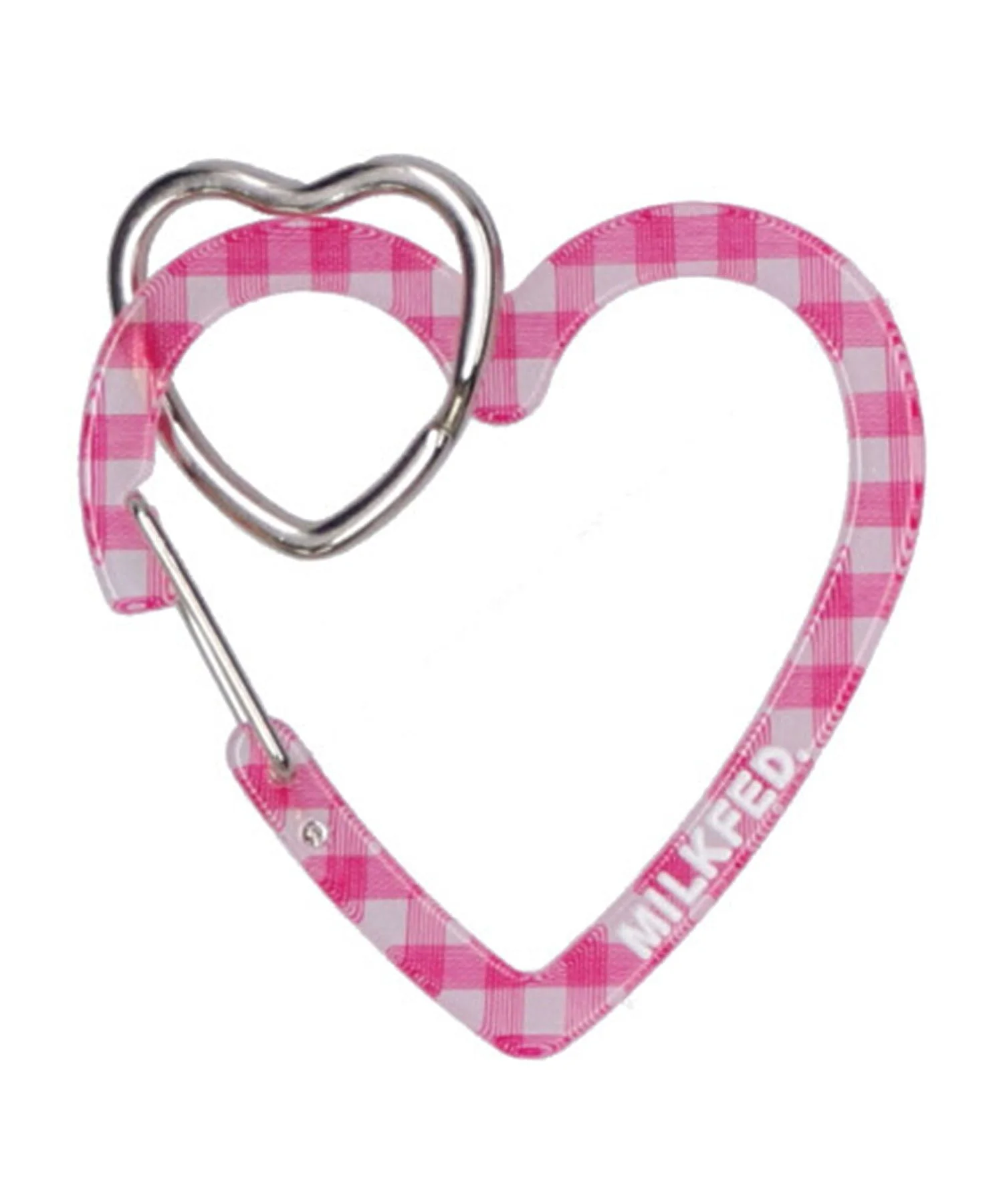 NEO HEART CARABINER GINGHAM MILKFED. - Image 4