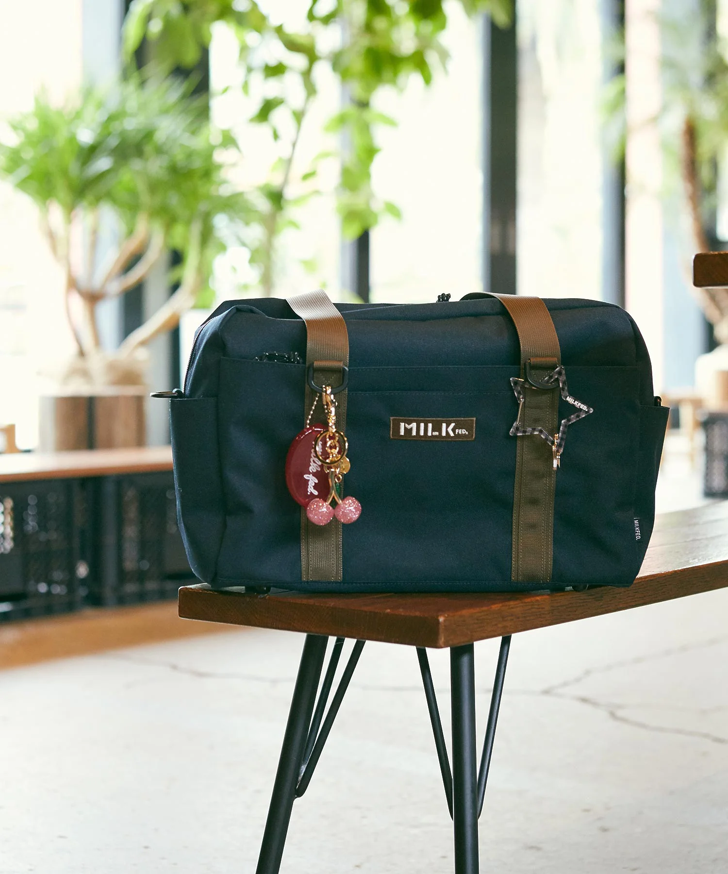 NEO STAR CARABINER GINGHAM MILKFED. - Image 24